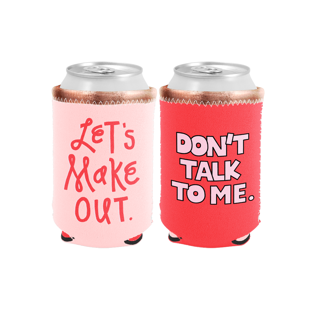 Let's Make Out Reversible Can Cooler