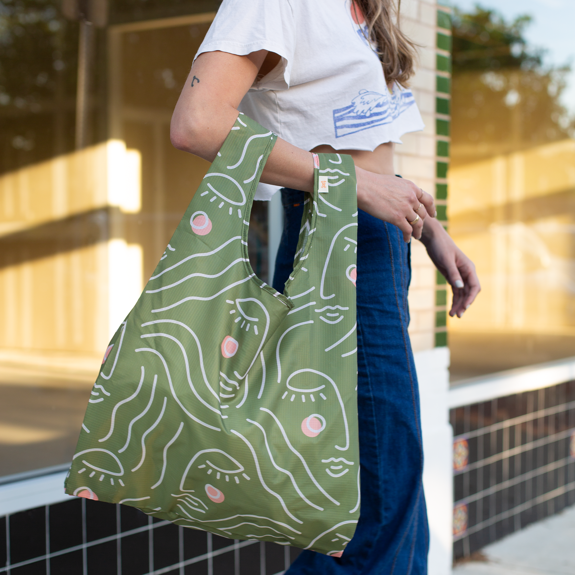 Medium Twist And Shout Reusable Tote