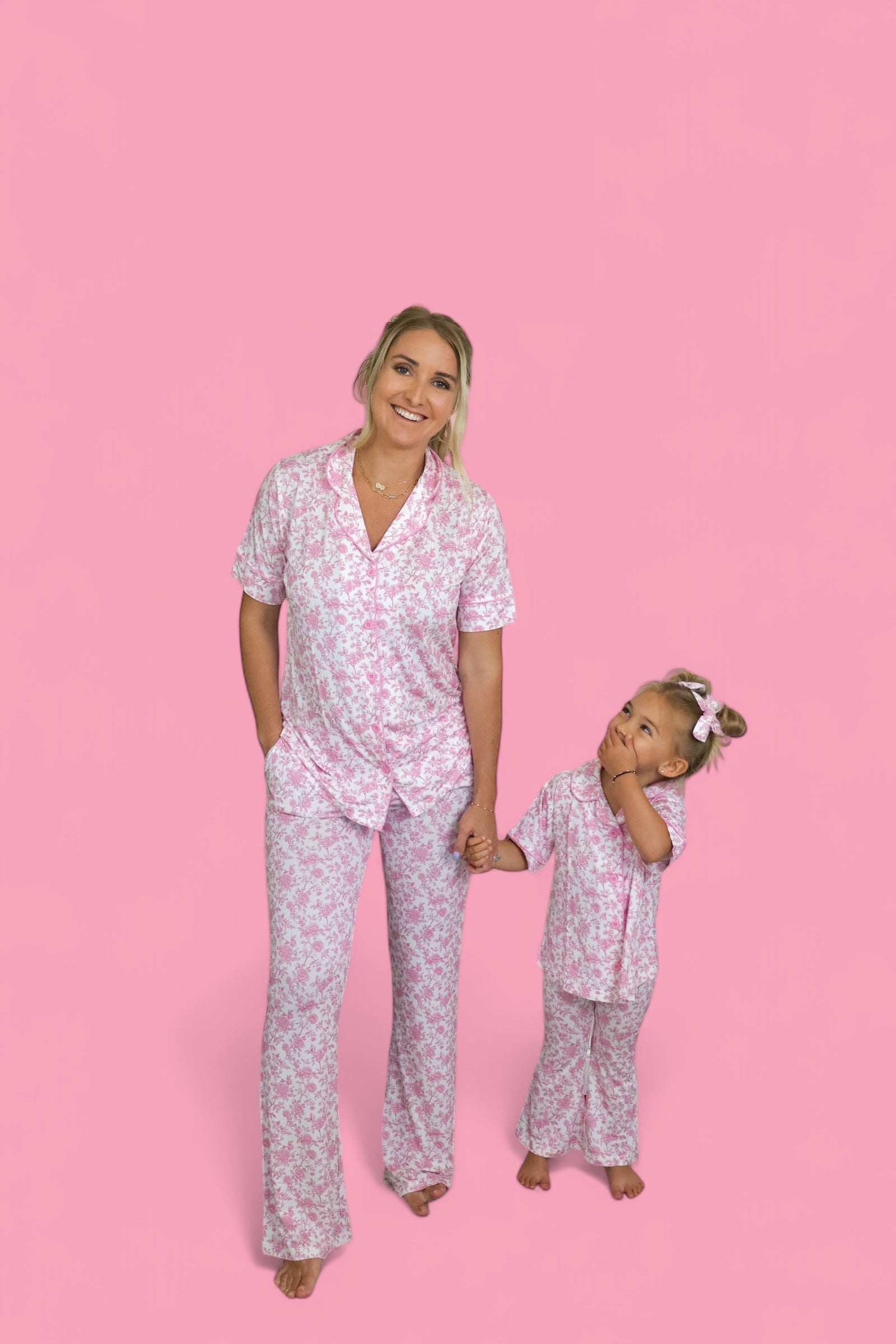 Rosewood Toile Women’s Relaxed Flare Dream Set