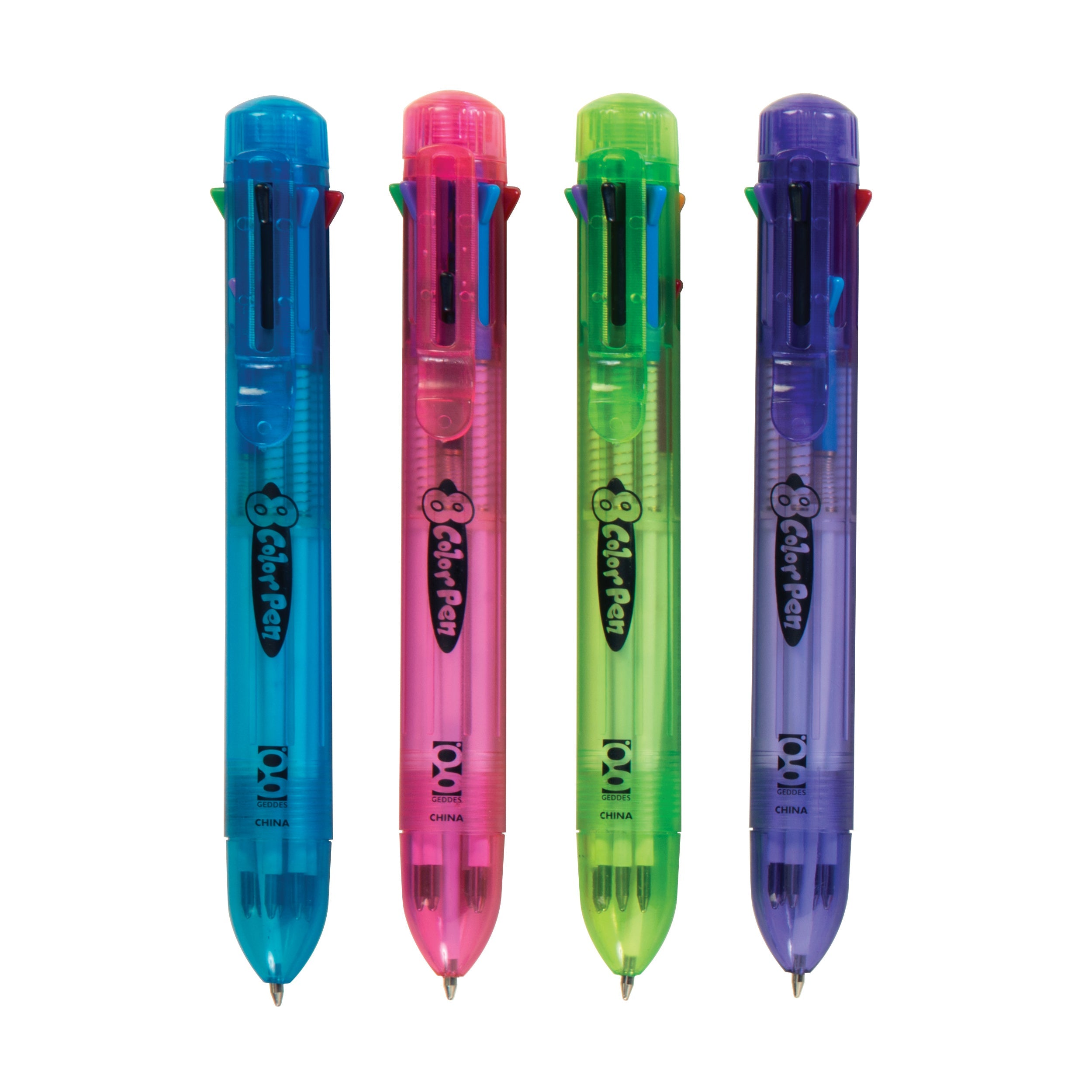 8-color Pens - 12 Per Display