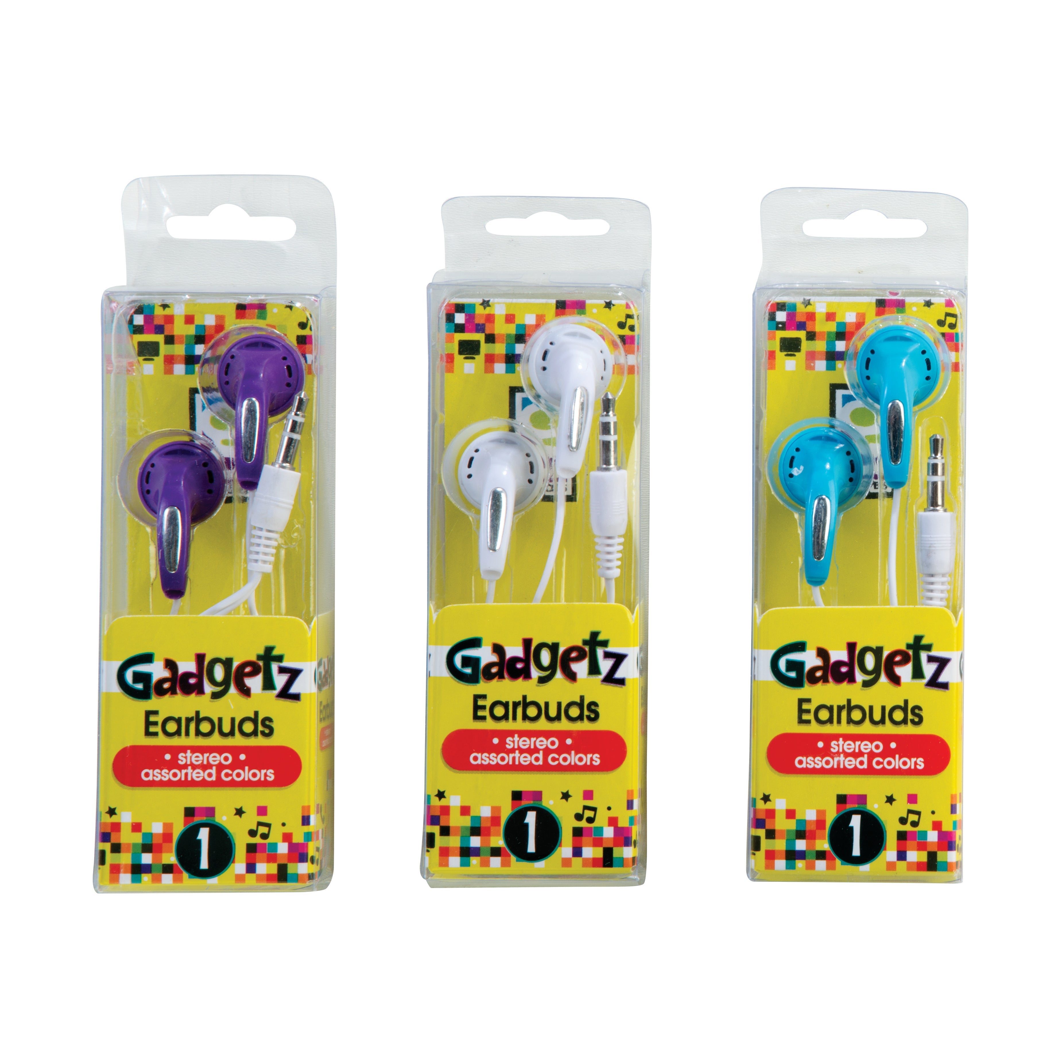 Gadgetz Earbuds - 12 Per Bag
