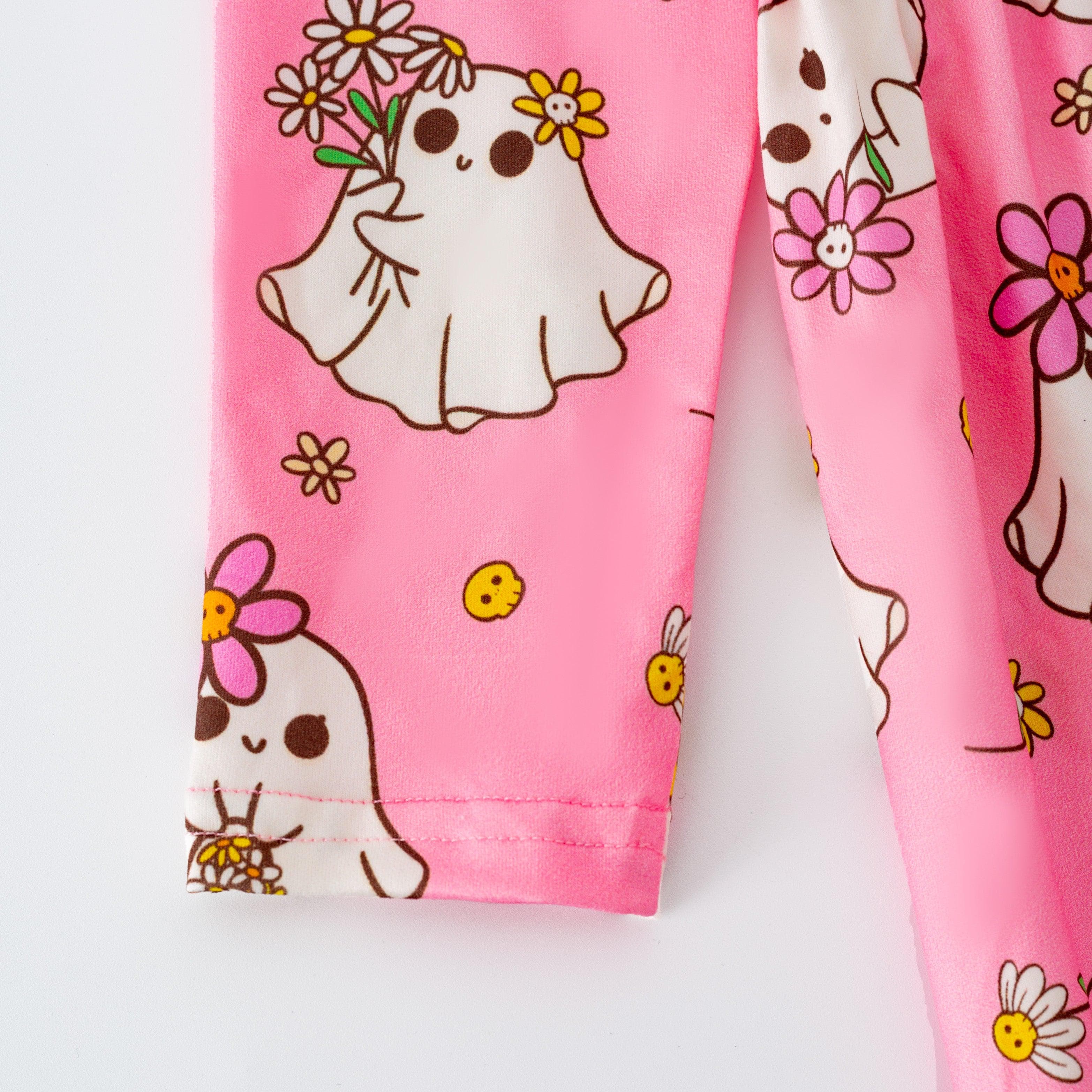 Halloween Pink Ghost Playwear Dress