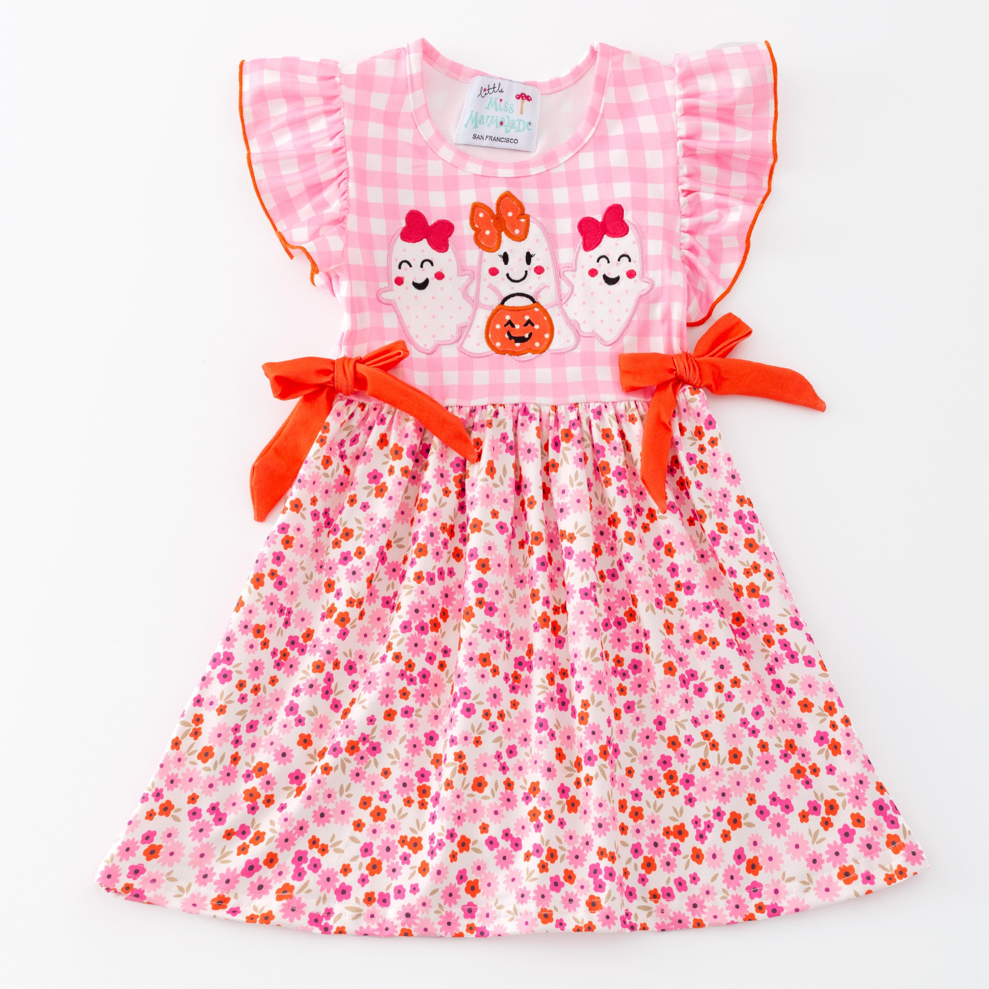 Halloween Pink Bow Play Wear Dress