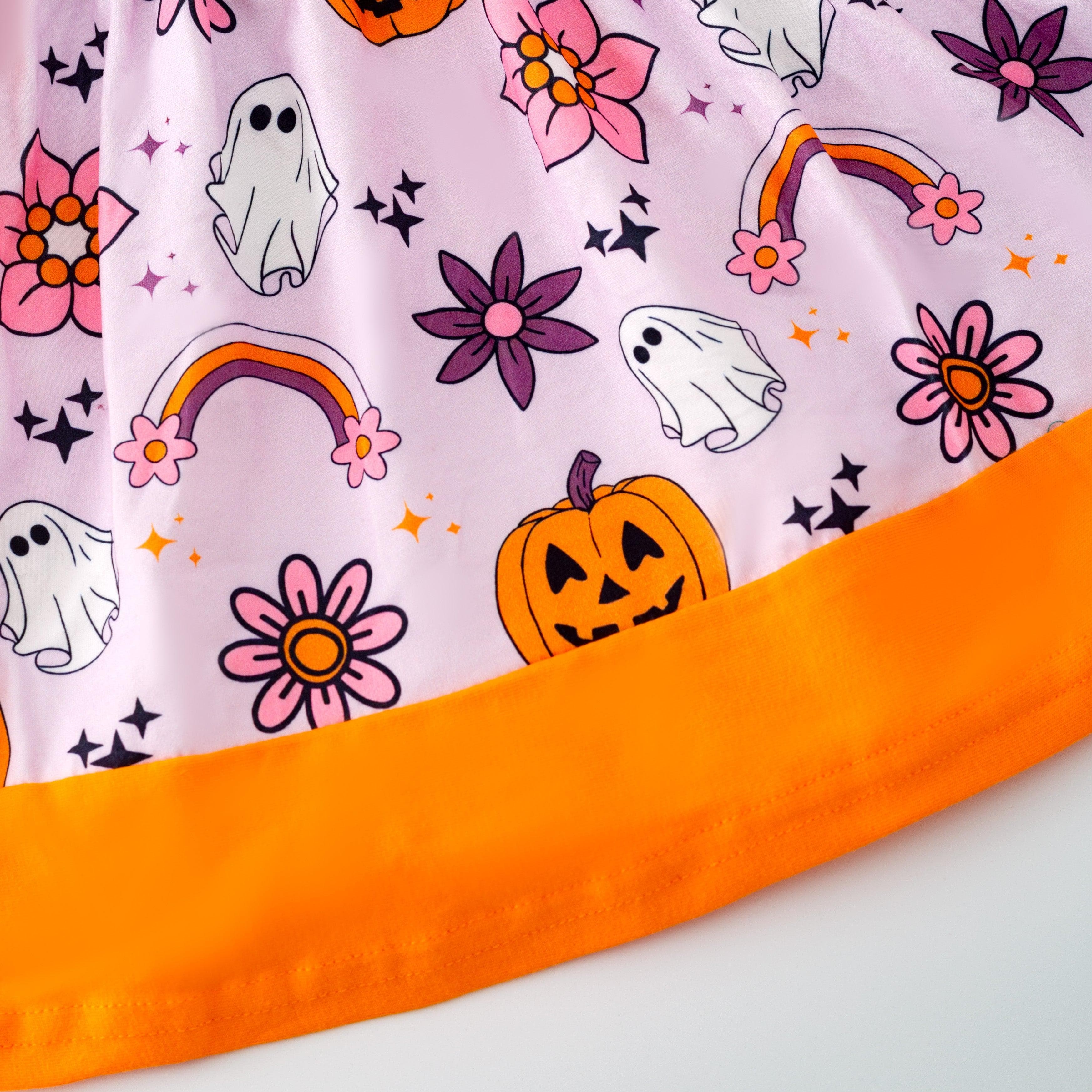 Halloween Rainbow Ghost Play Wear Dress