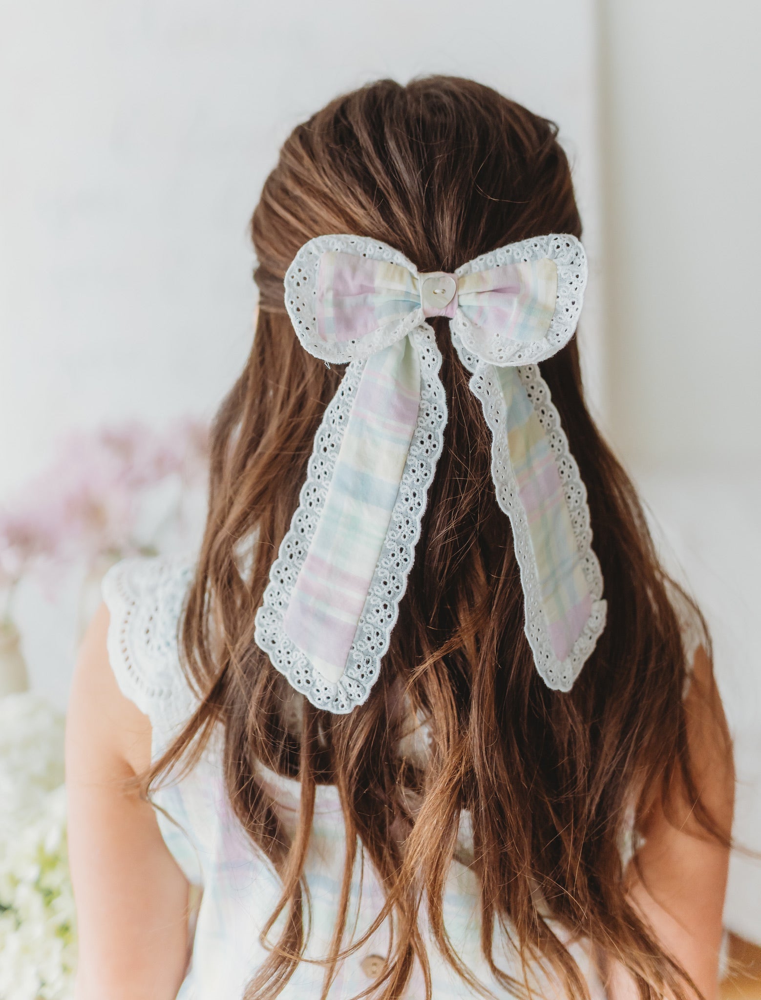 Taffy Plaid Bow