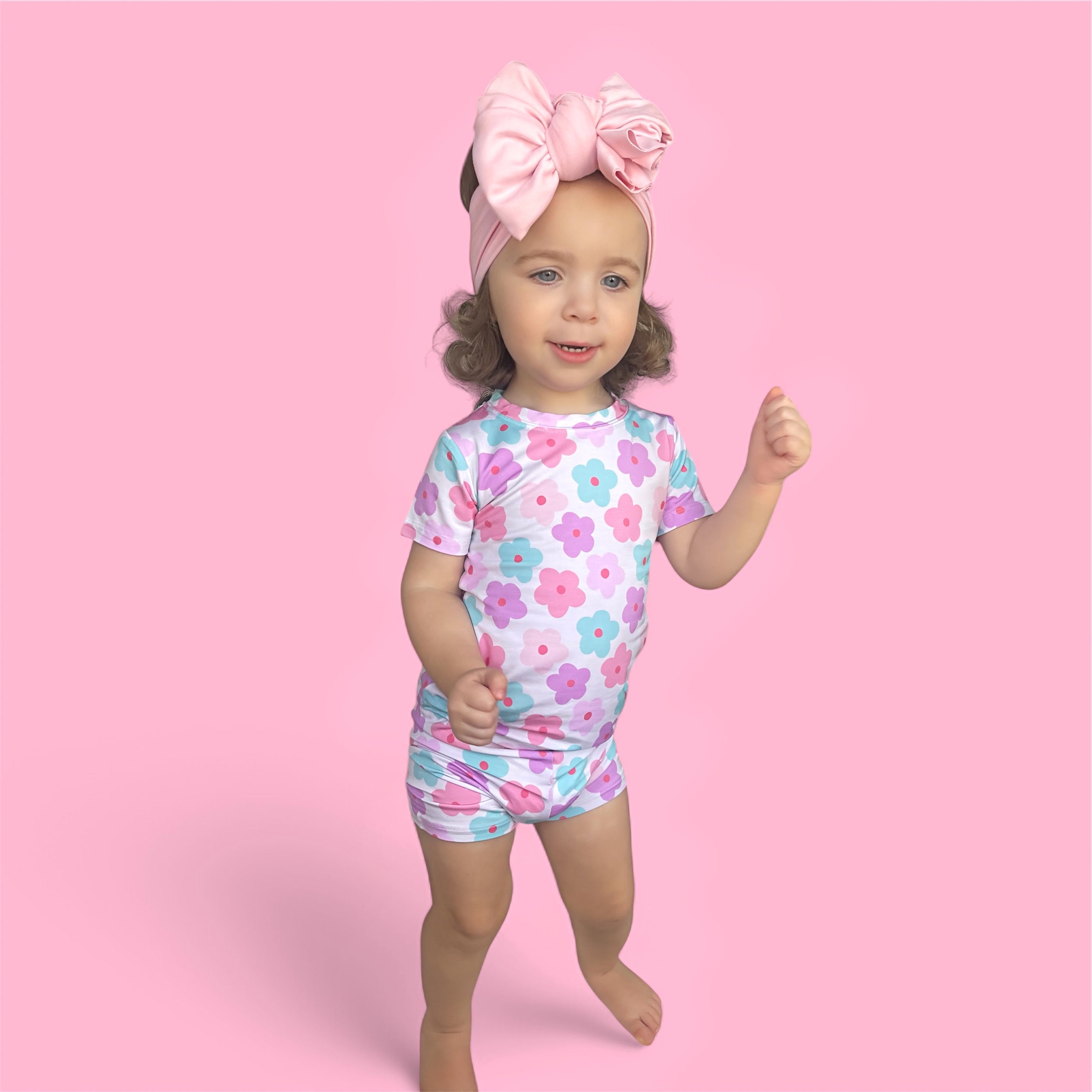 Violet Fields Dream Short Set