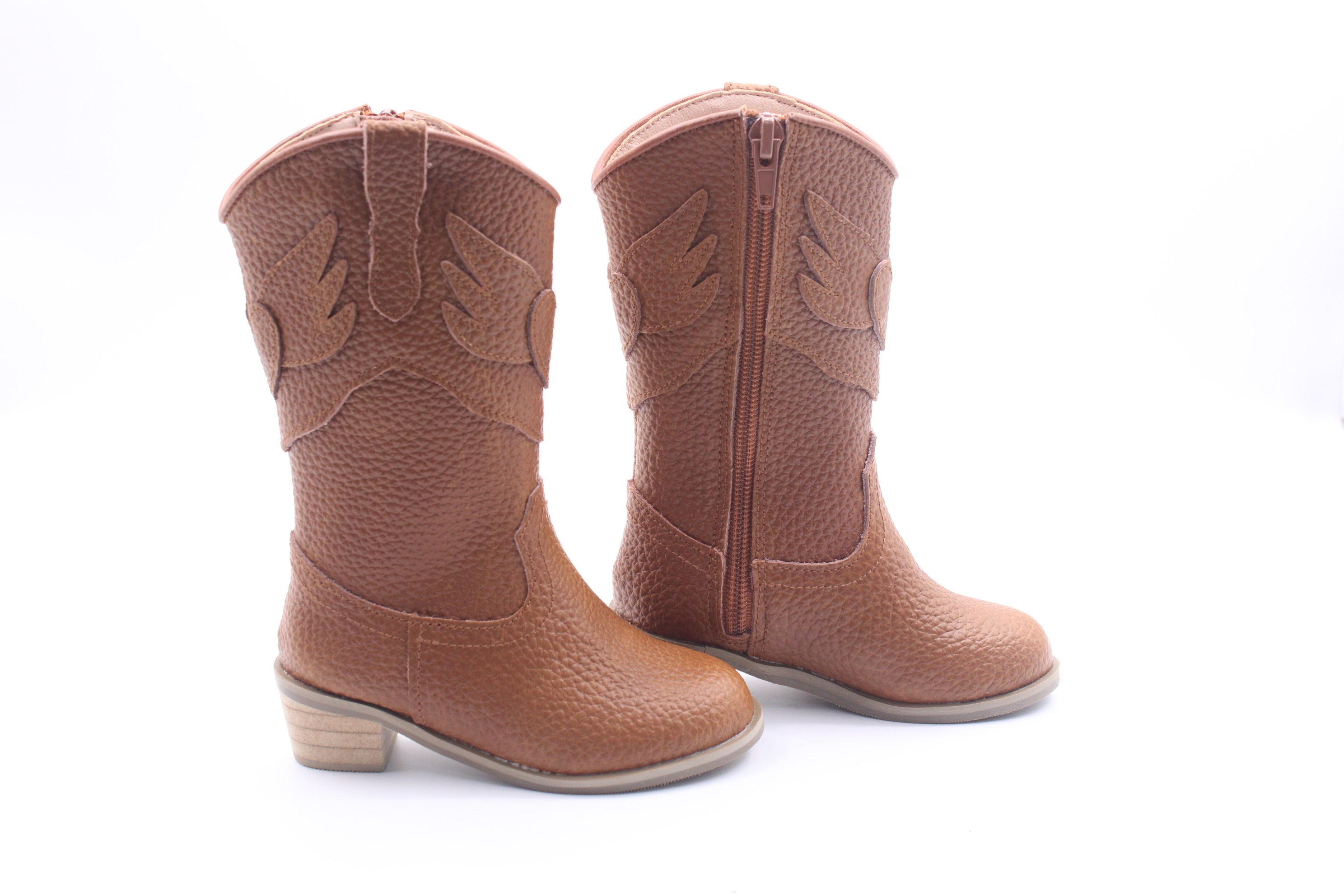 Western Cowgirl Boots - Brown