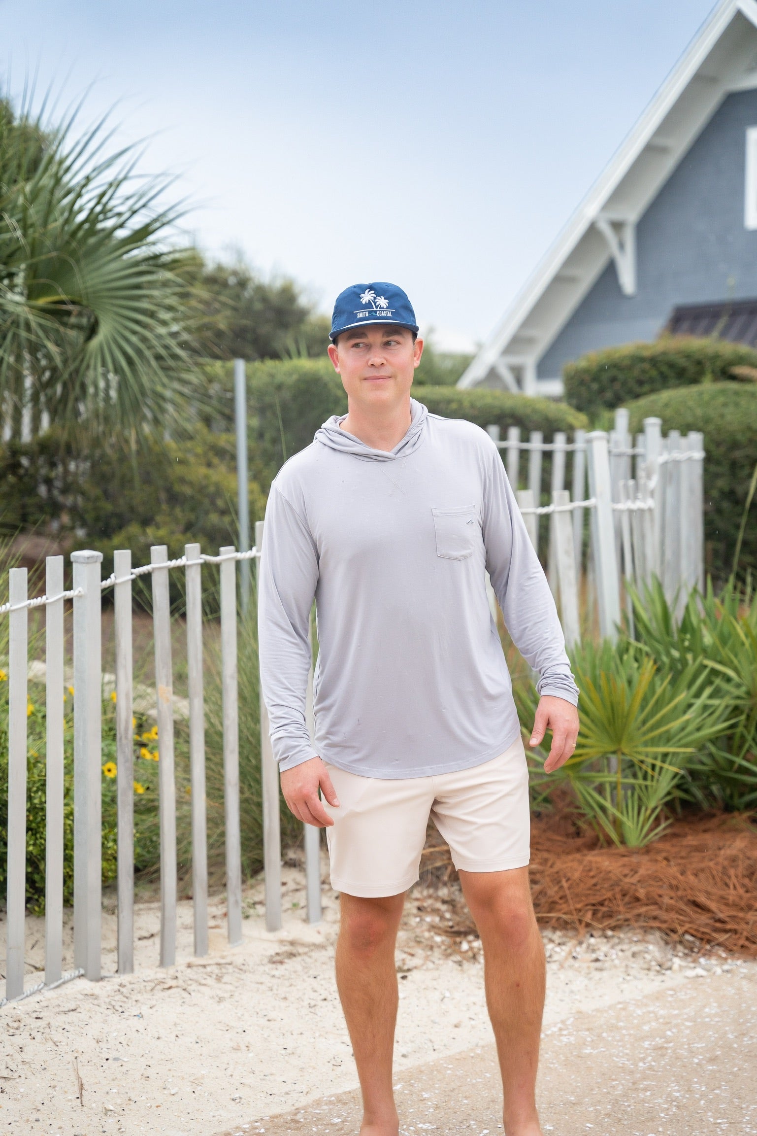 Men's Breezy Bamboo Hoodie Smoke