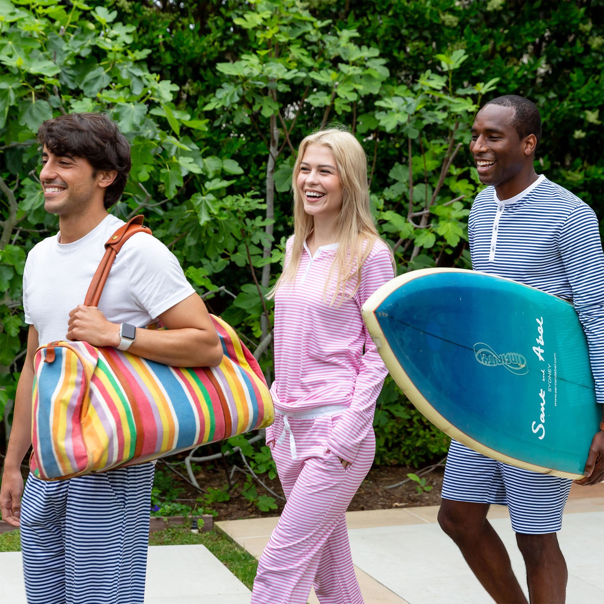 Women's Peony Jersey Long Pj Set