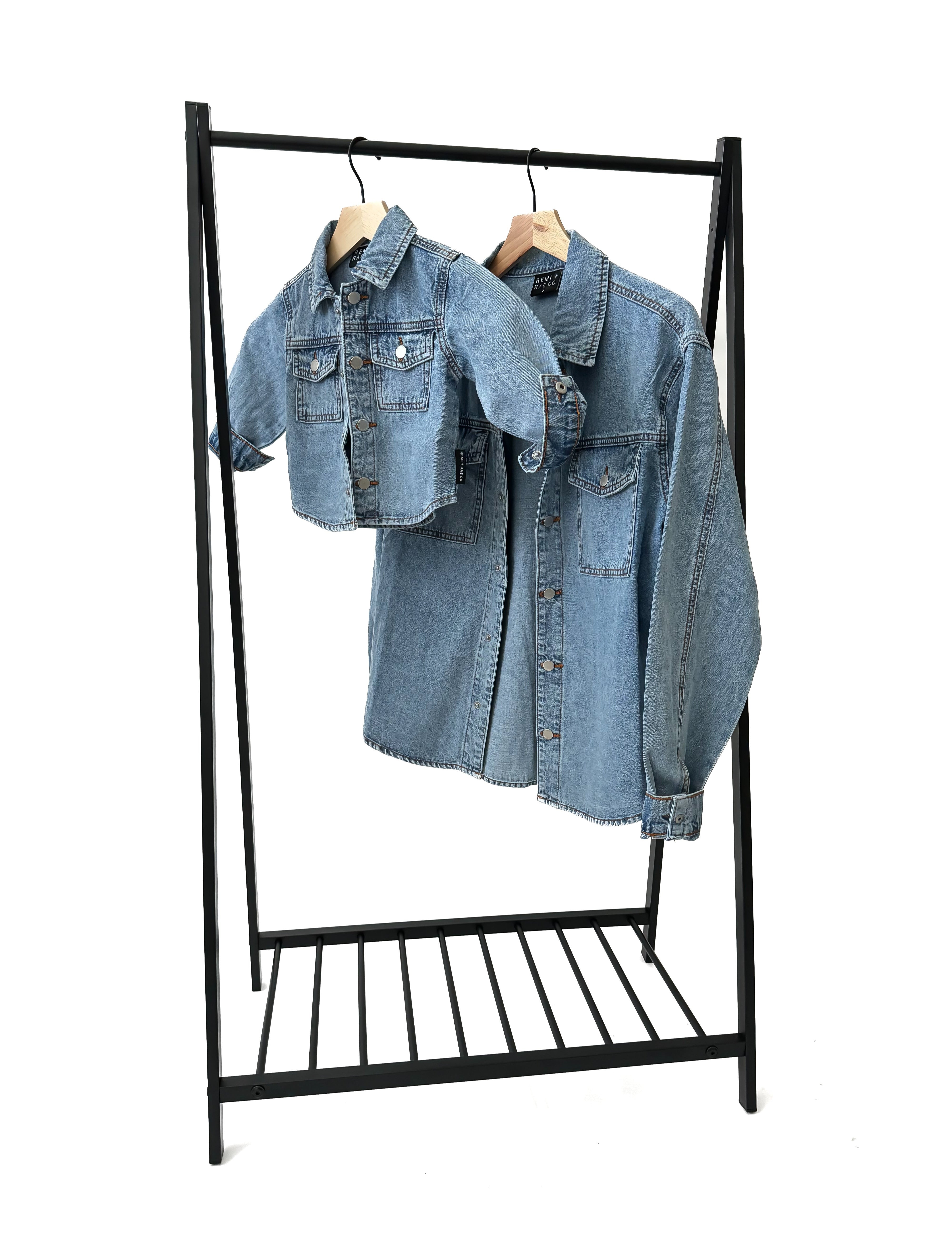 Adult - Denim Shacket