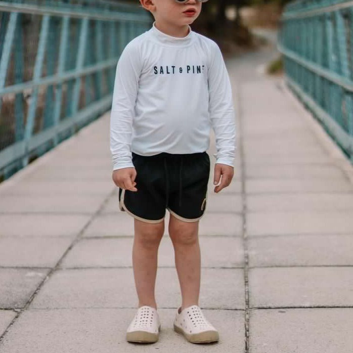 Toddler Perforated Slip On Water Sneakers in Cream - Curbside