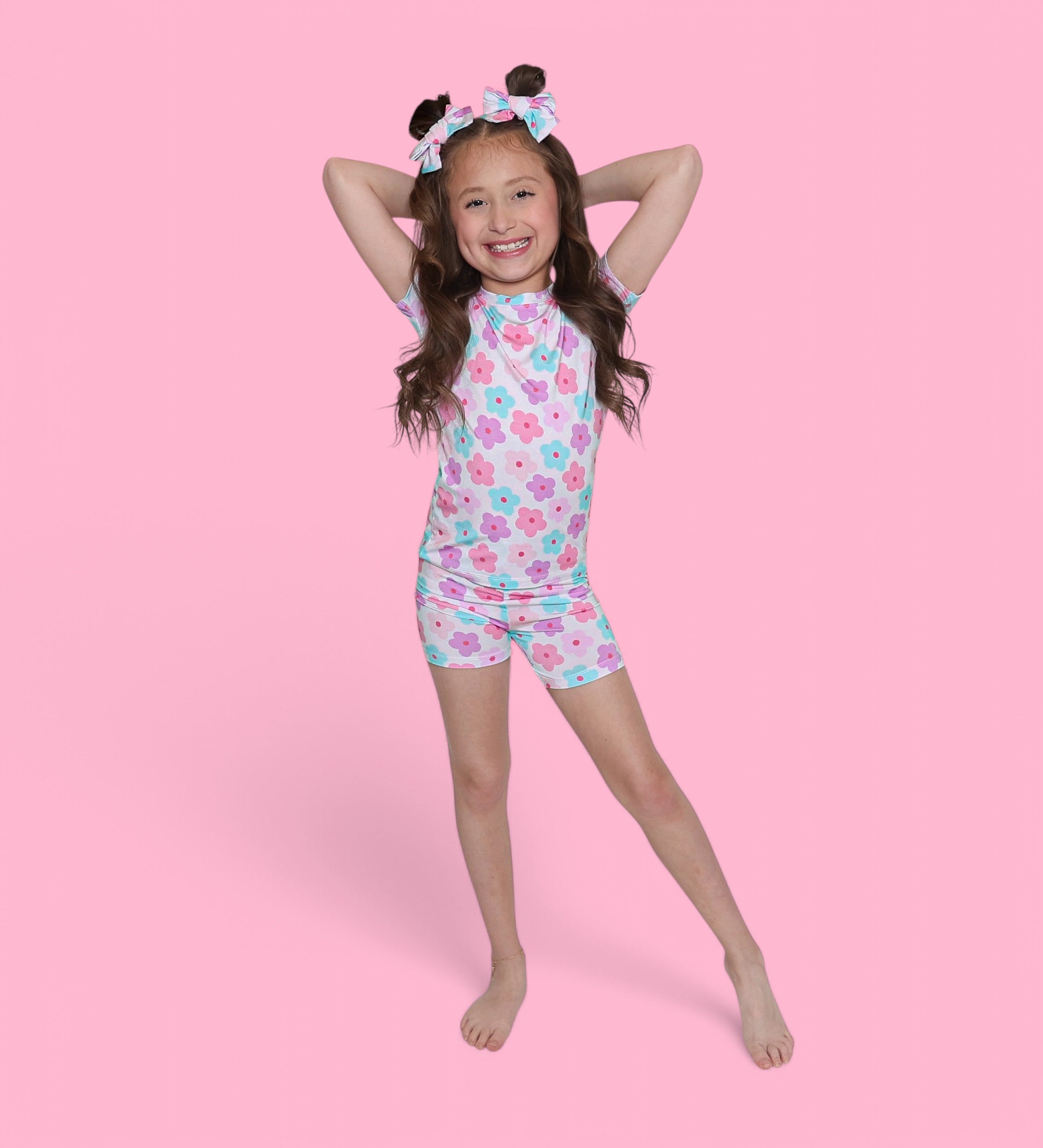 Violet Fields Dream Short Set