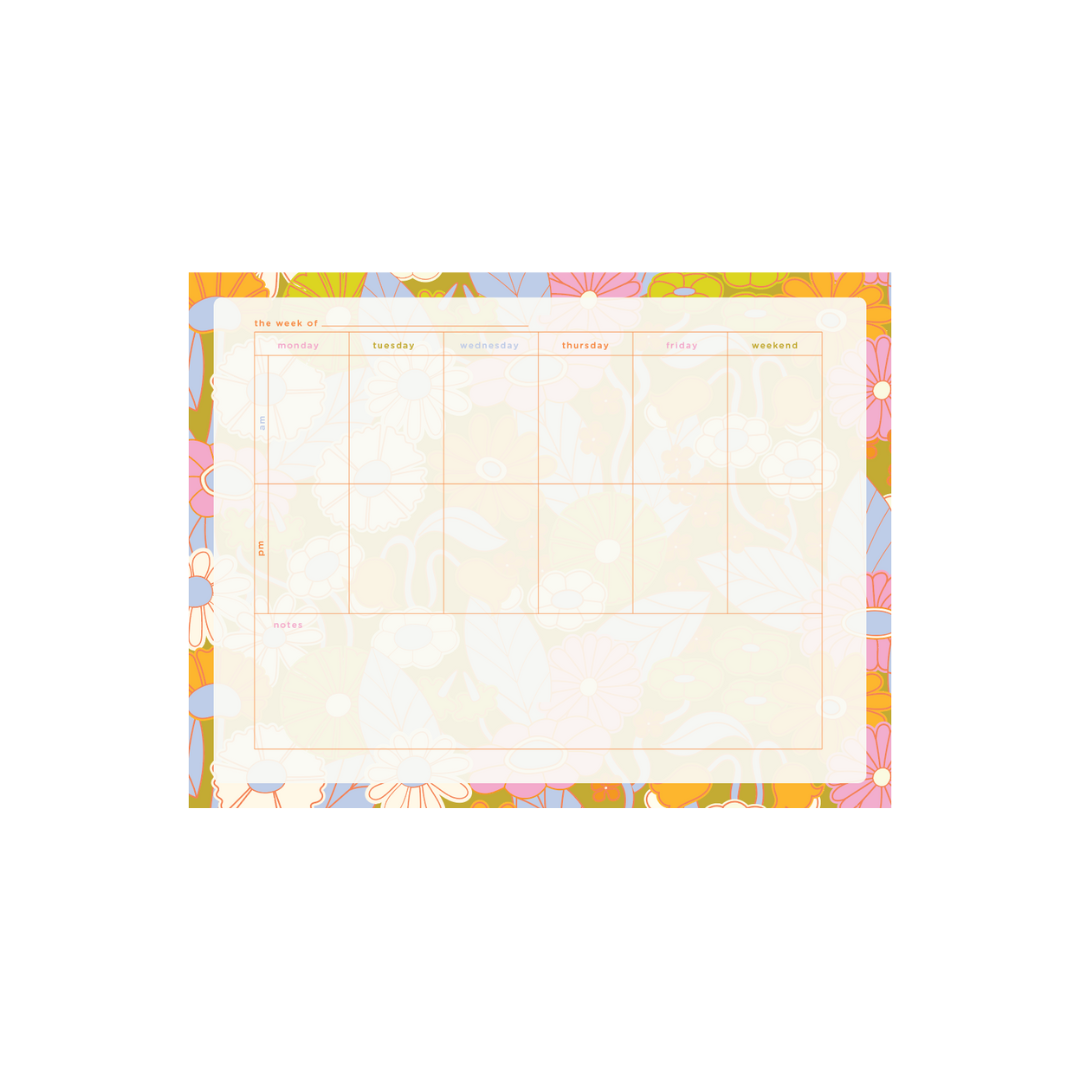 Gatherin Flower Tearaway Notepad Large