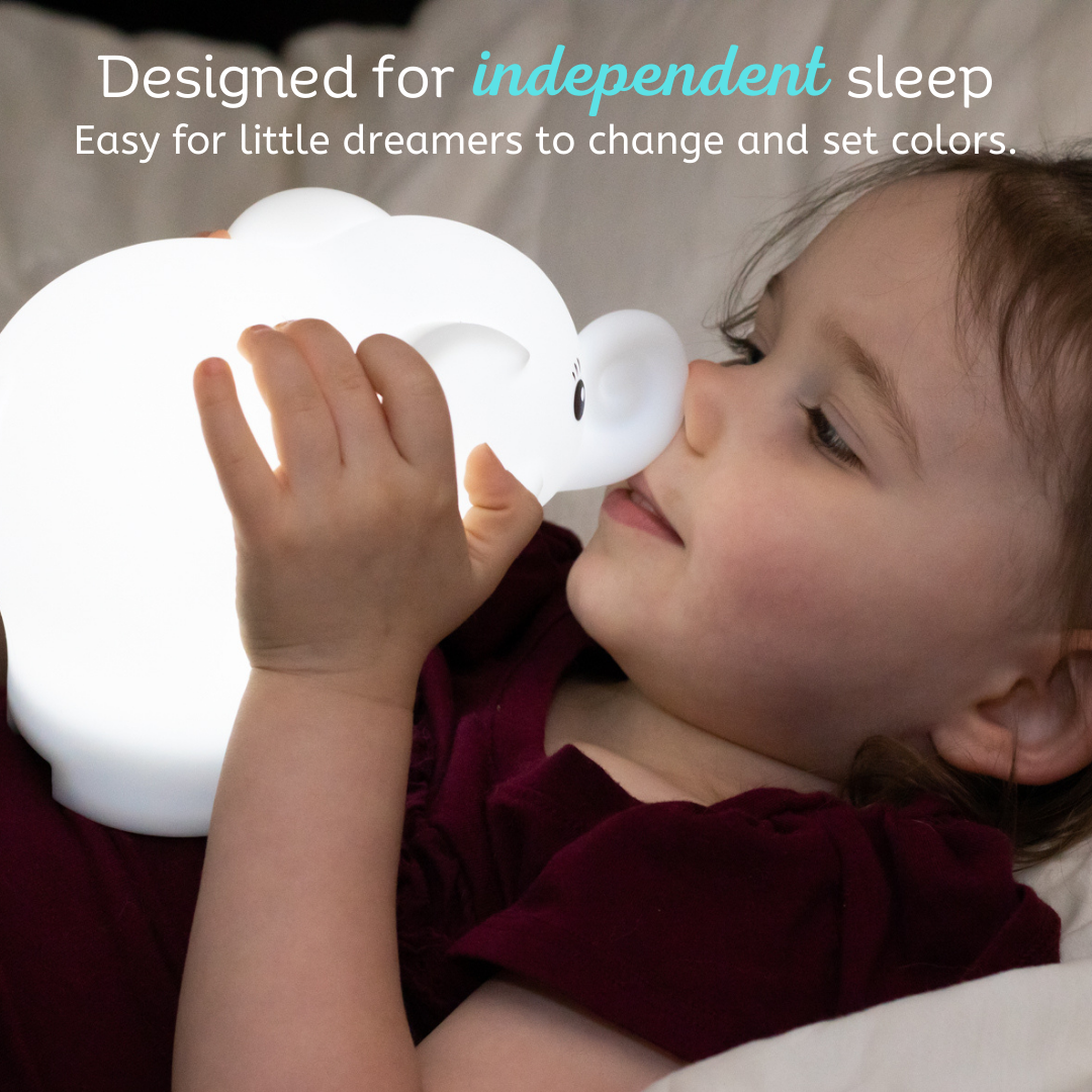 Lumipets® Eggbert The Elephant- Children's Touch Night Light