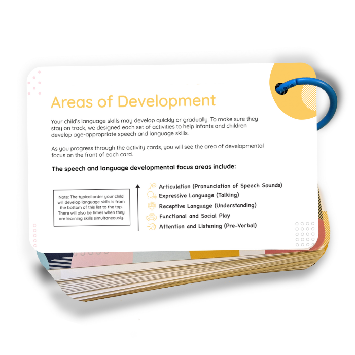 Curious Baby Speech & Language Cards (0-36 Months)