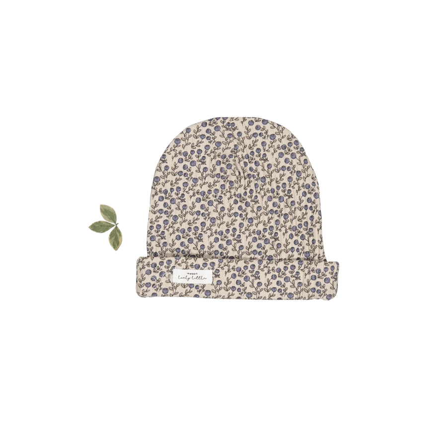 The Printed Hat - Blueberry