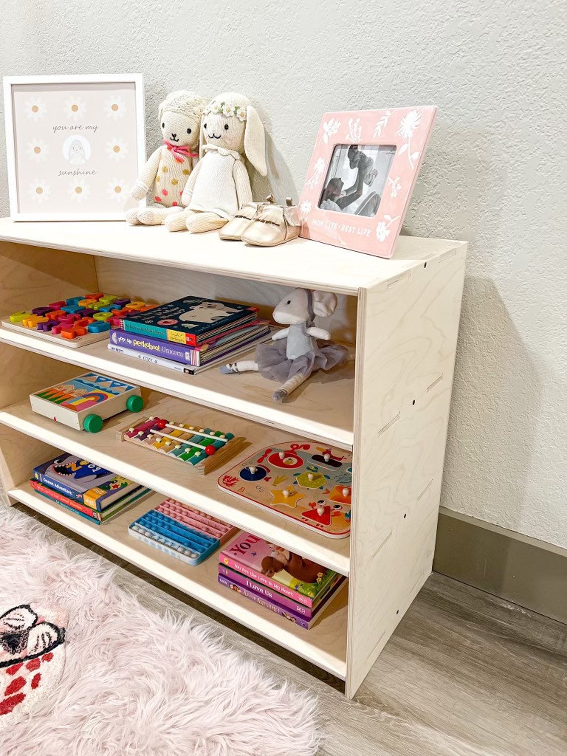 Violet- Toy Shelf