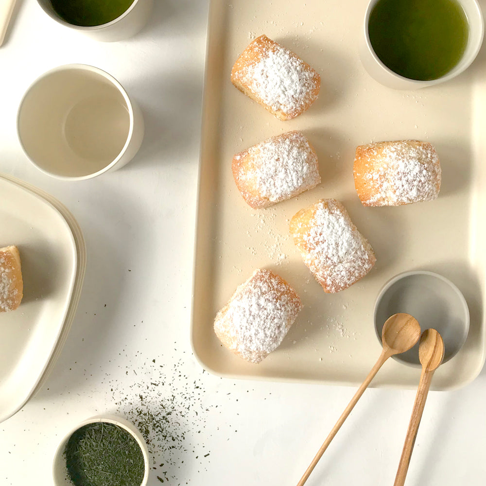 Bamboo Small Cup - 4 Piece Set Stone