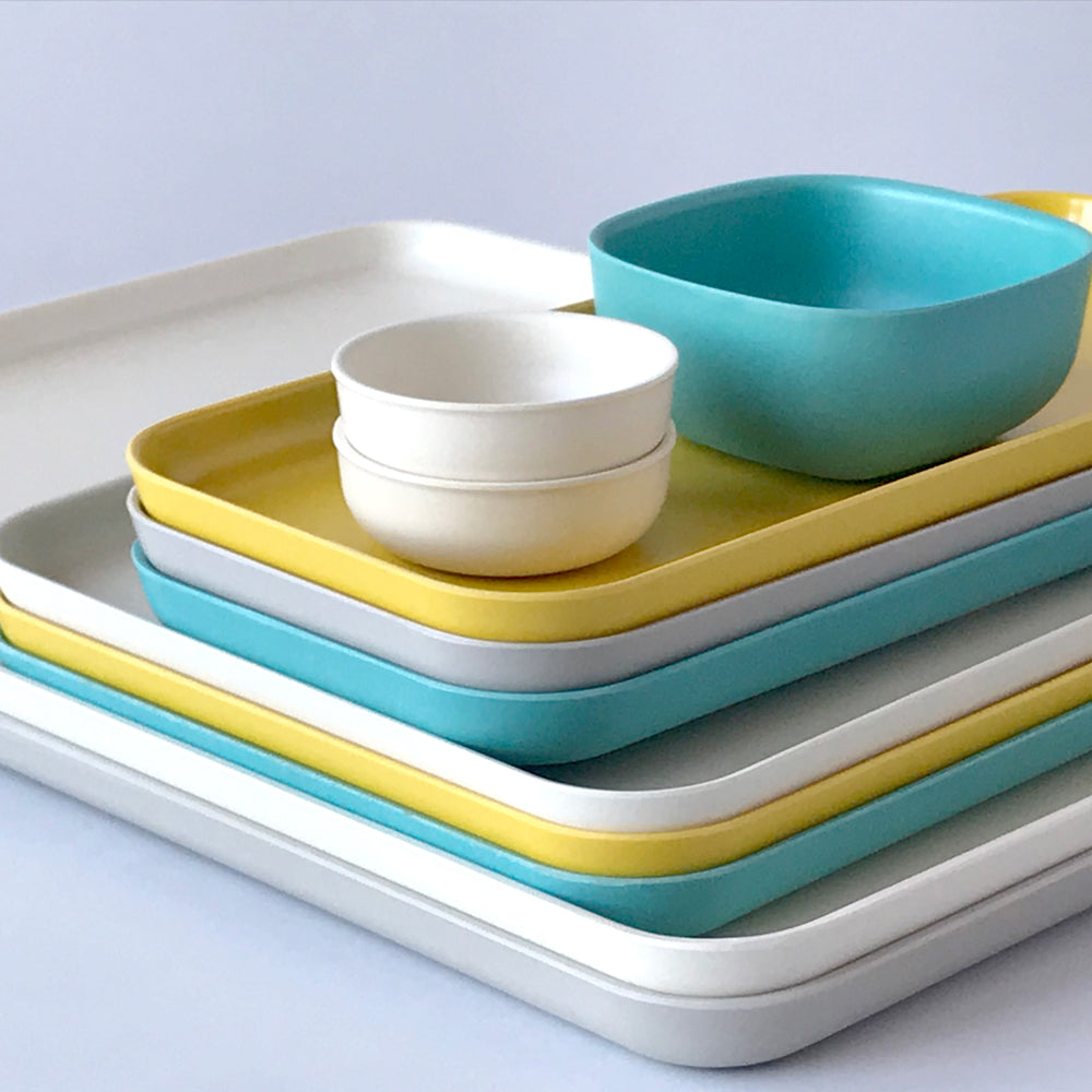 Bamboo Small Bowl - 4 Piece Set - Lagoon