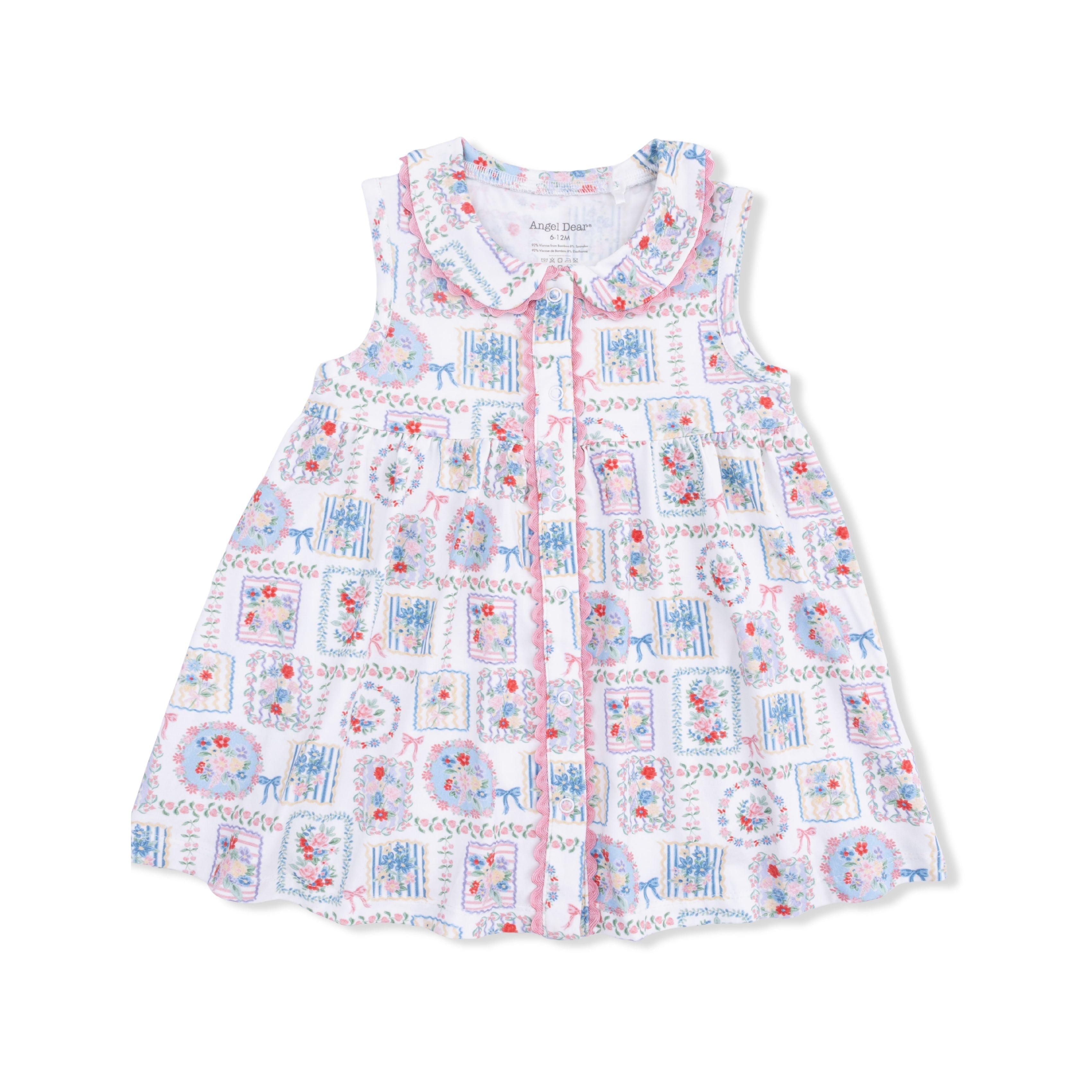 Julep's Floral Patchwork - Jill Dress Sleeveless With Bloomer