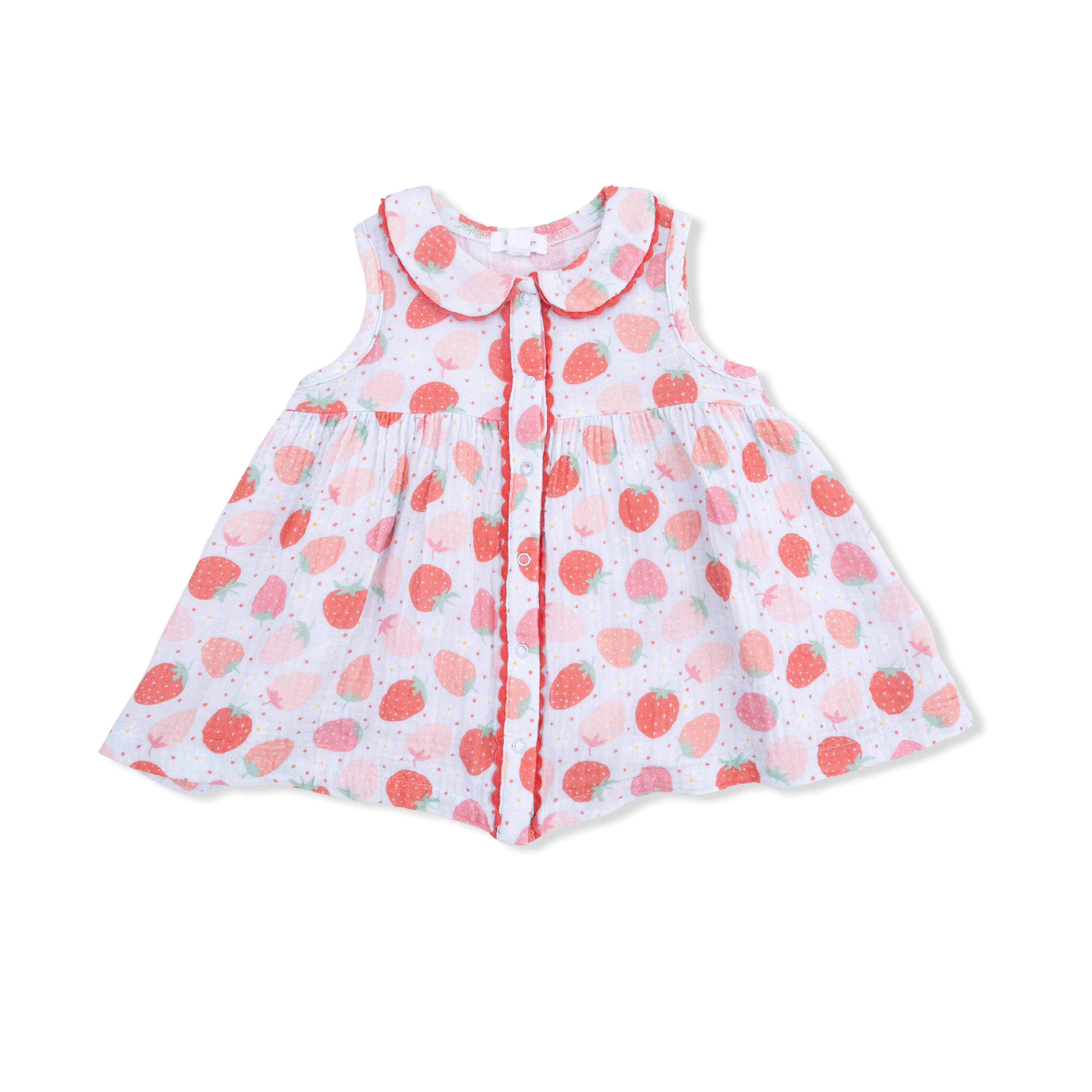 Strawberry Bliss - Jill Dress Sleeveless With Bloomer