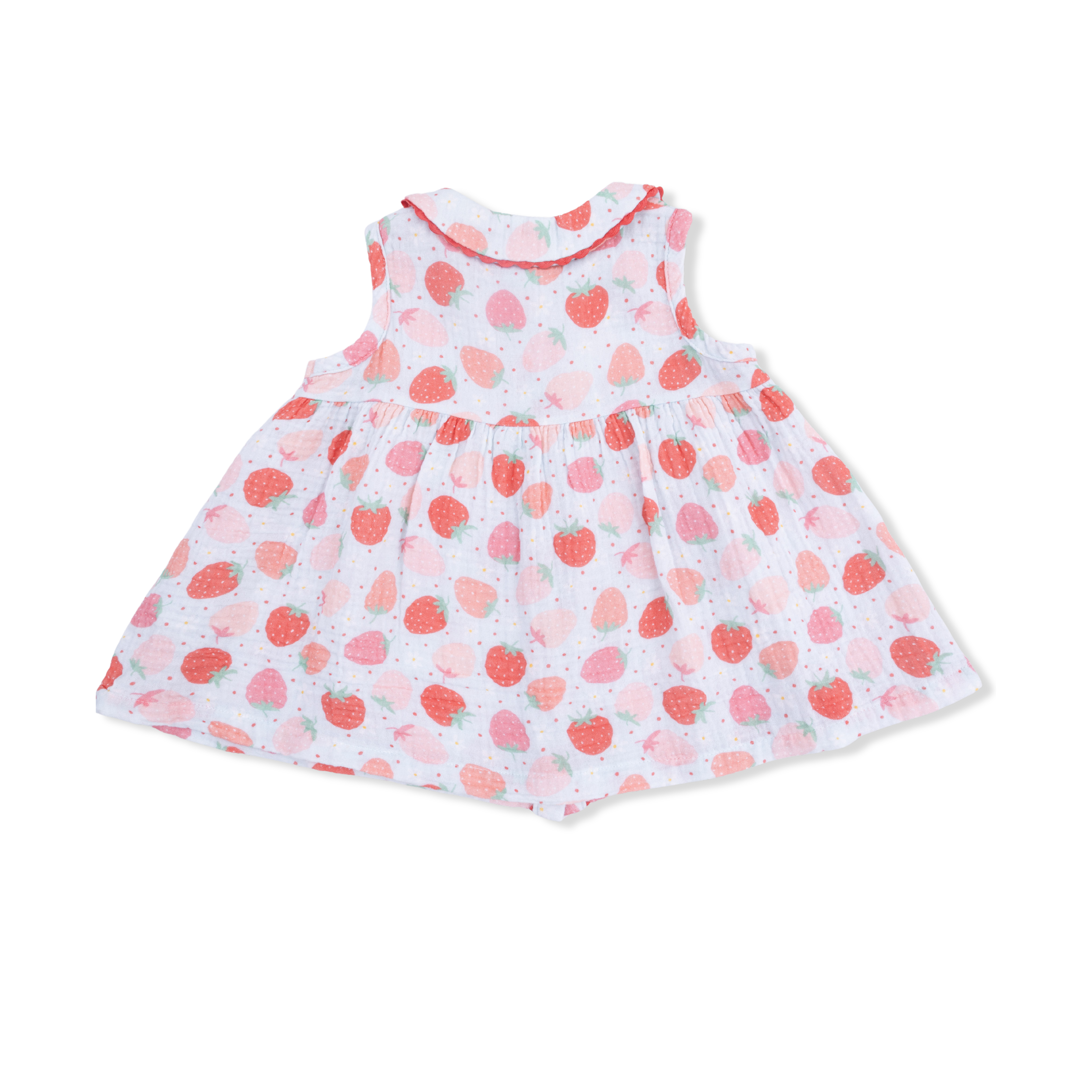 Strawberry Bliss - Jill Dress Sleeveless With Bloomer