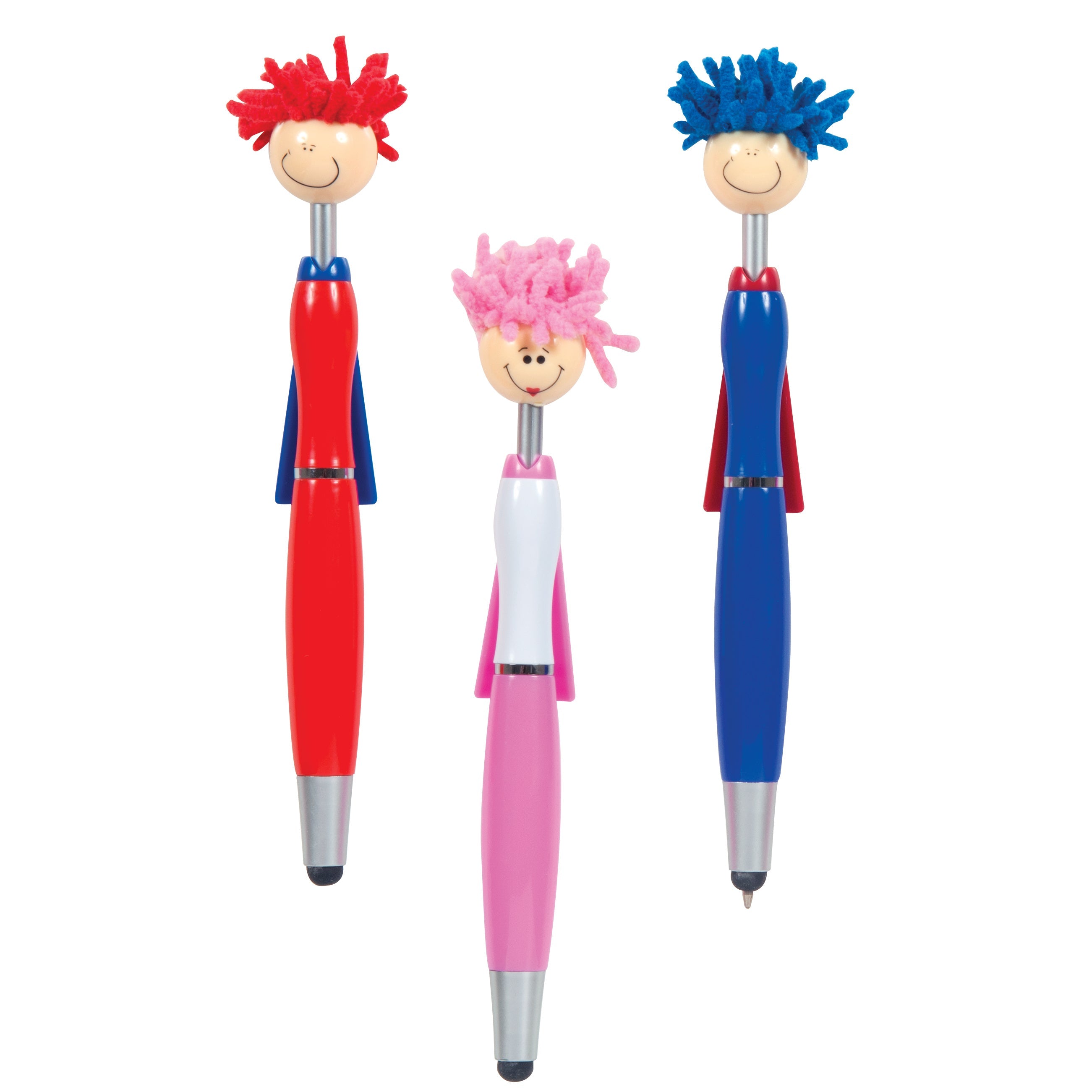Super Hero Moptoppers™ Stylus Pens - 18 Per Tub