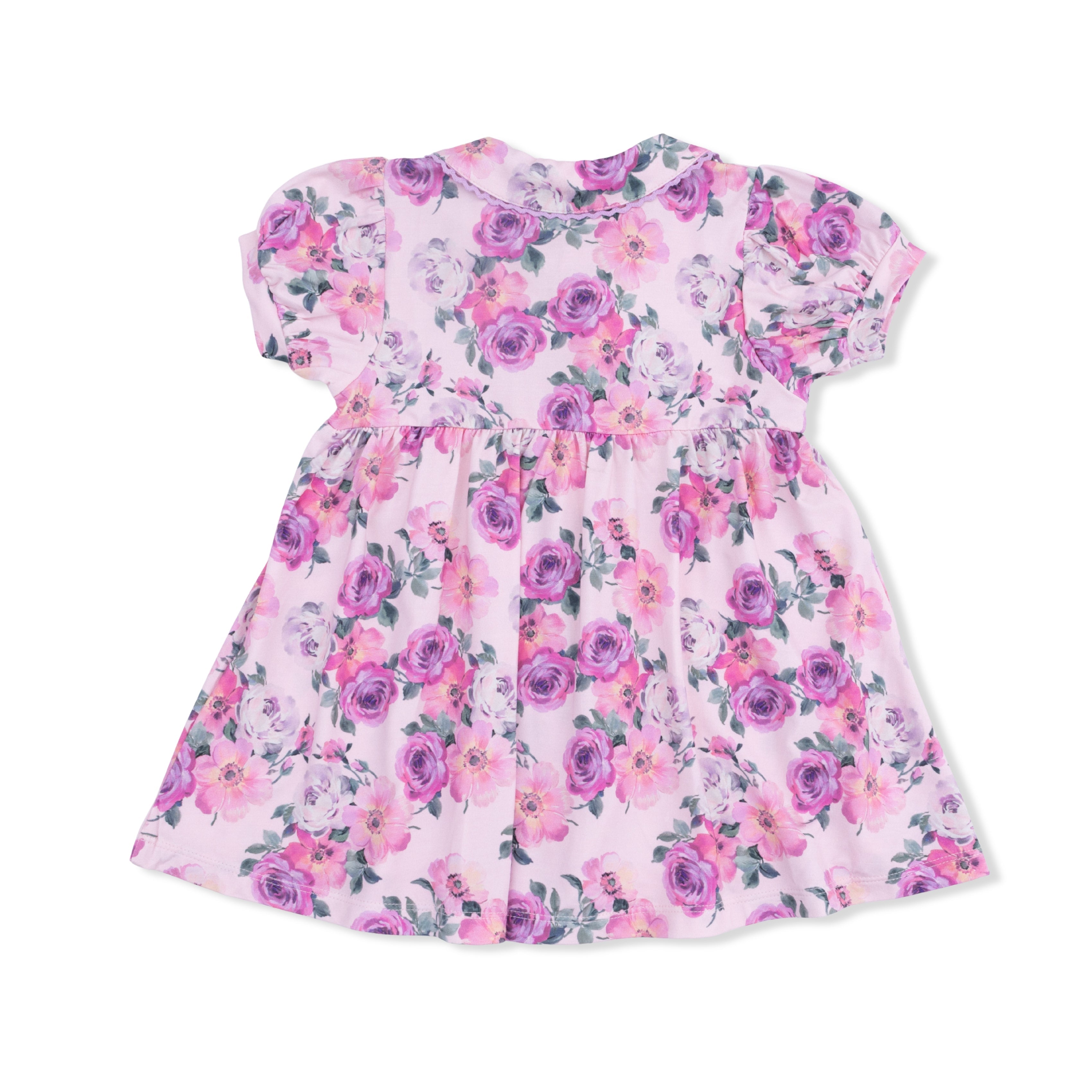 Rose Abundance - Betty Dress Puff Sleeve With Bloomer