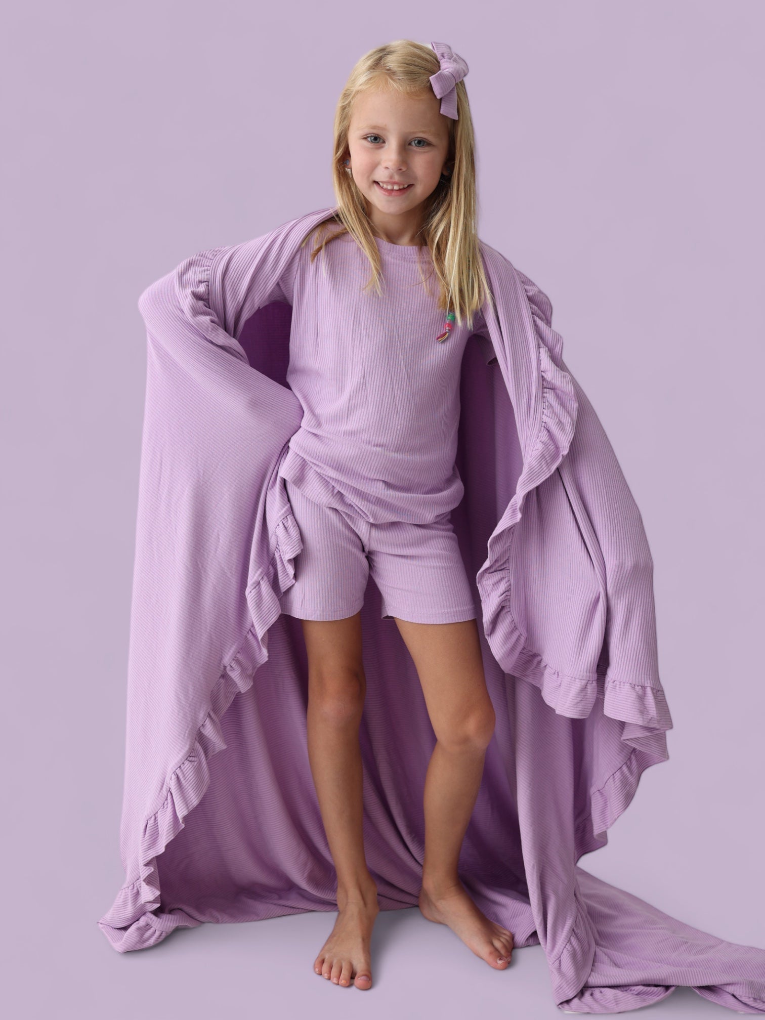 Amethyst Rib Dream Short Set