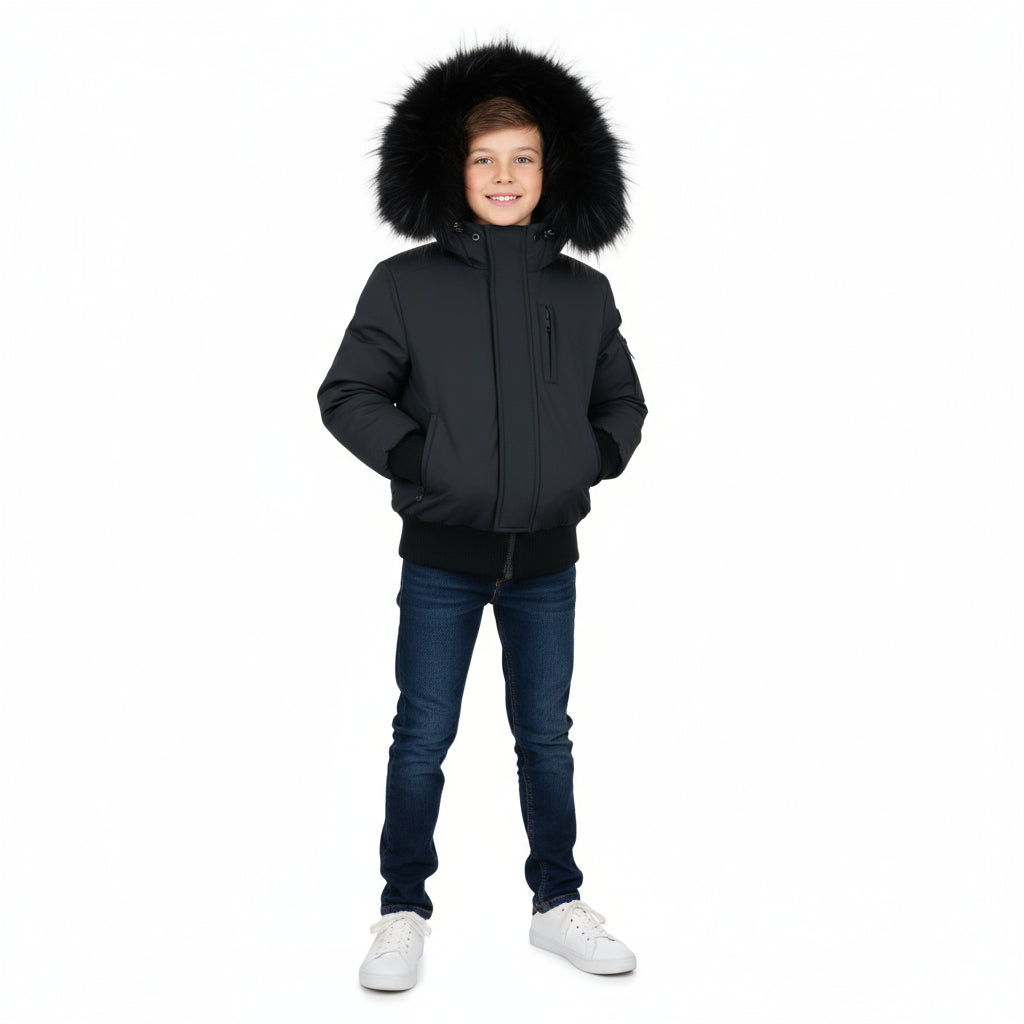 Pramie Navy Boys Jacket (2–16y) | Classic Lightweight Kids’ Outerwear