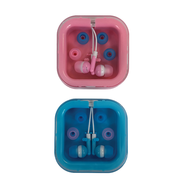 Colored Earbuds With Case