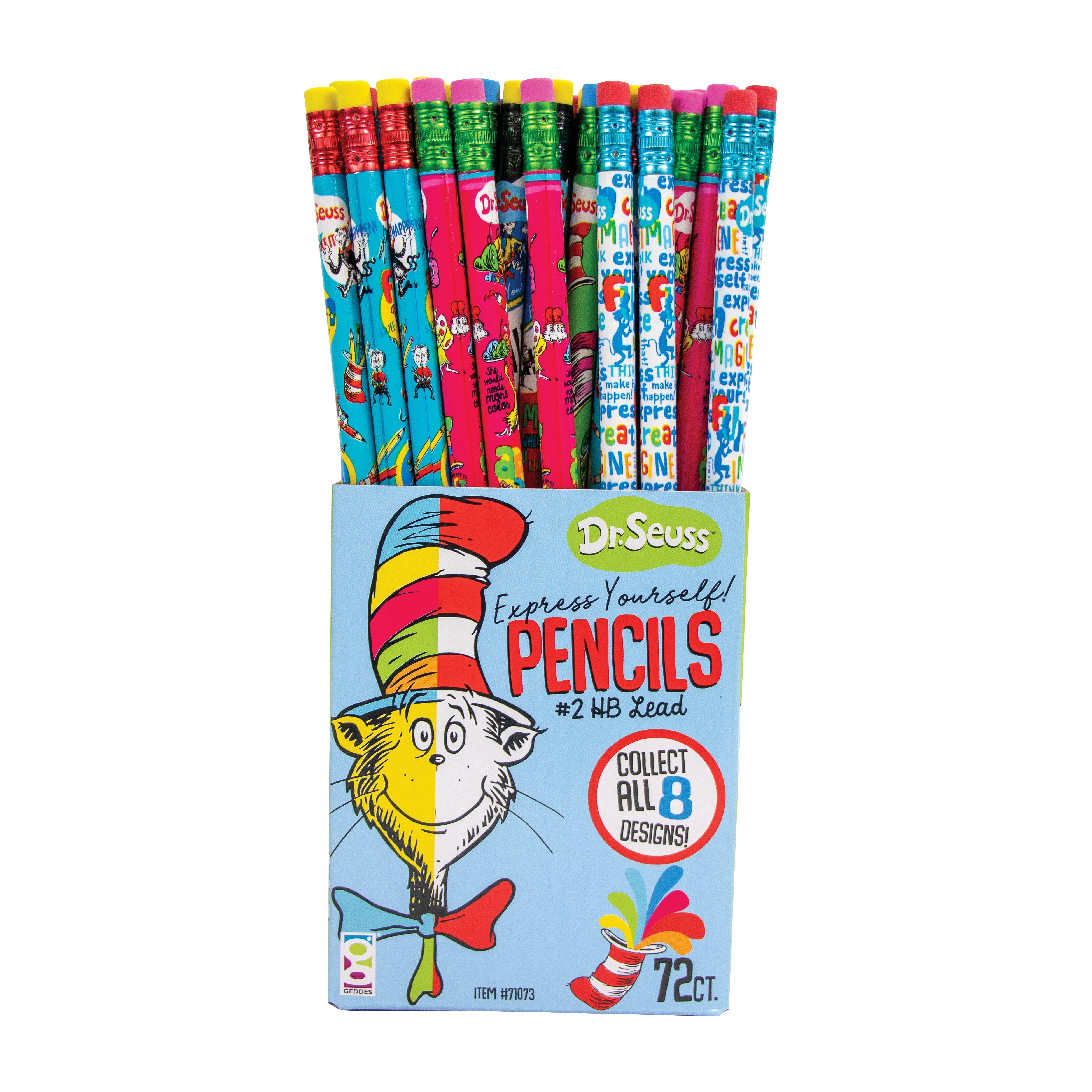 Dr. Seuss™ Express Yourself Pencils - 72 Per Display
