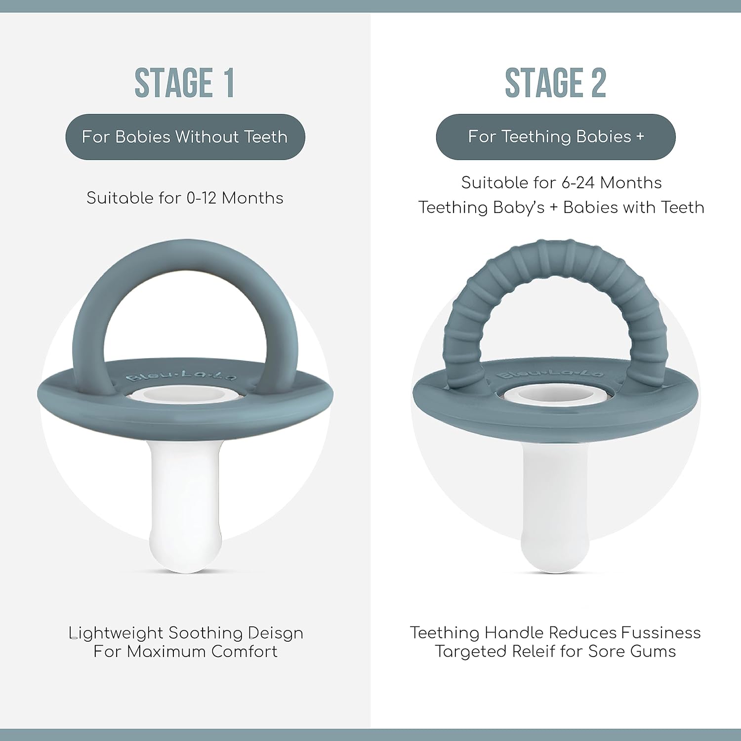 Lulababe 2 Tone Pacifier By Bleu La La