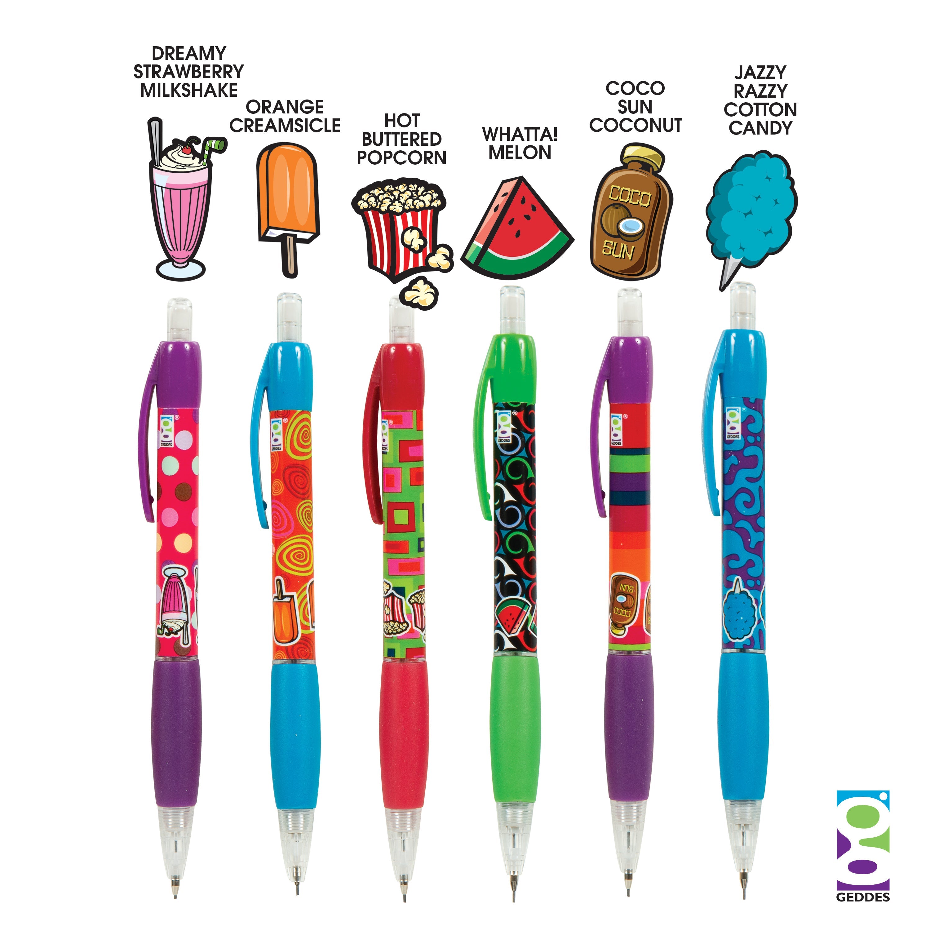 Scent-sibles Mechanical Pencil Assortment - 96 Per Display