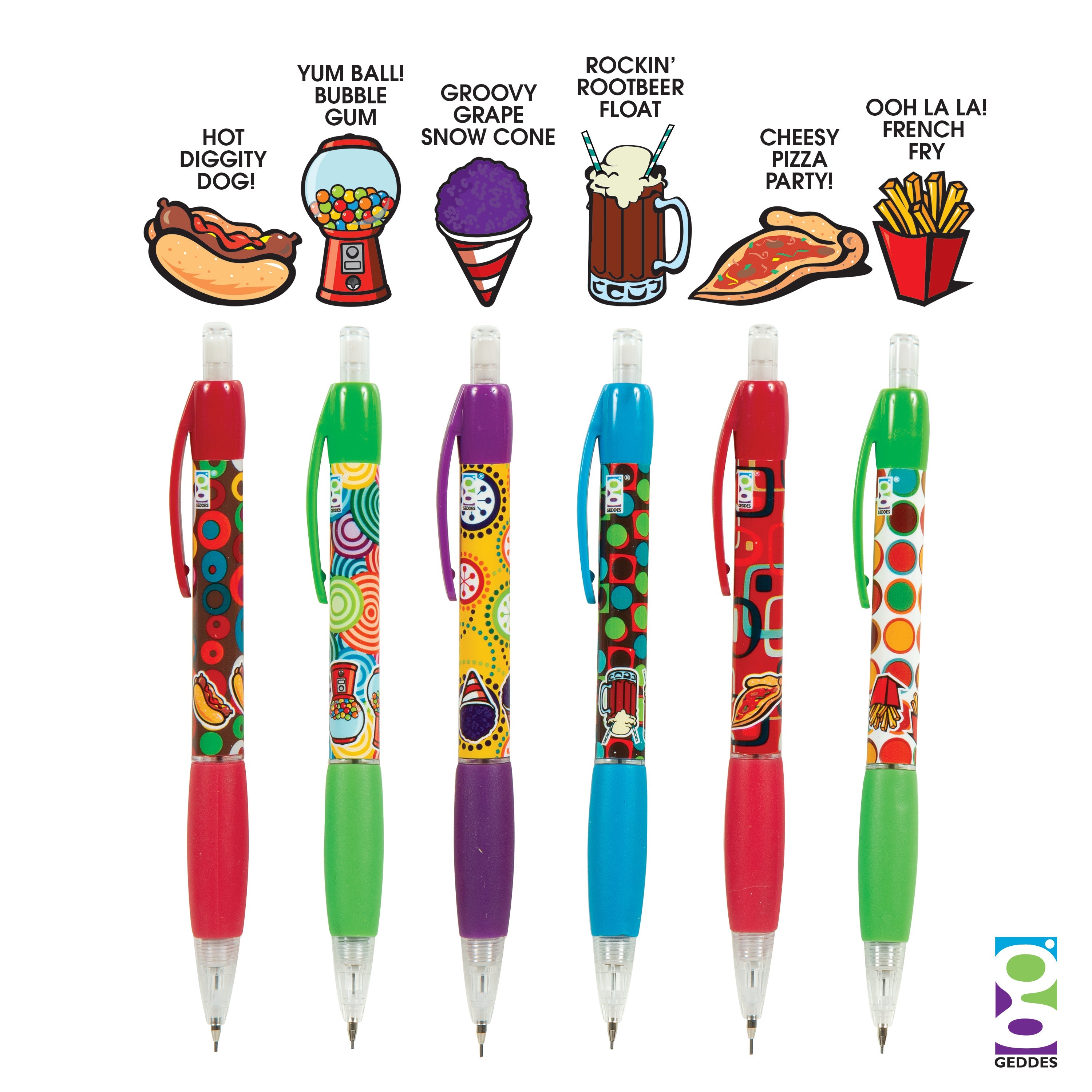 Scent-sibles Mechanical Pencil Assortment - 96 Per Display