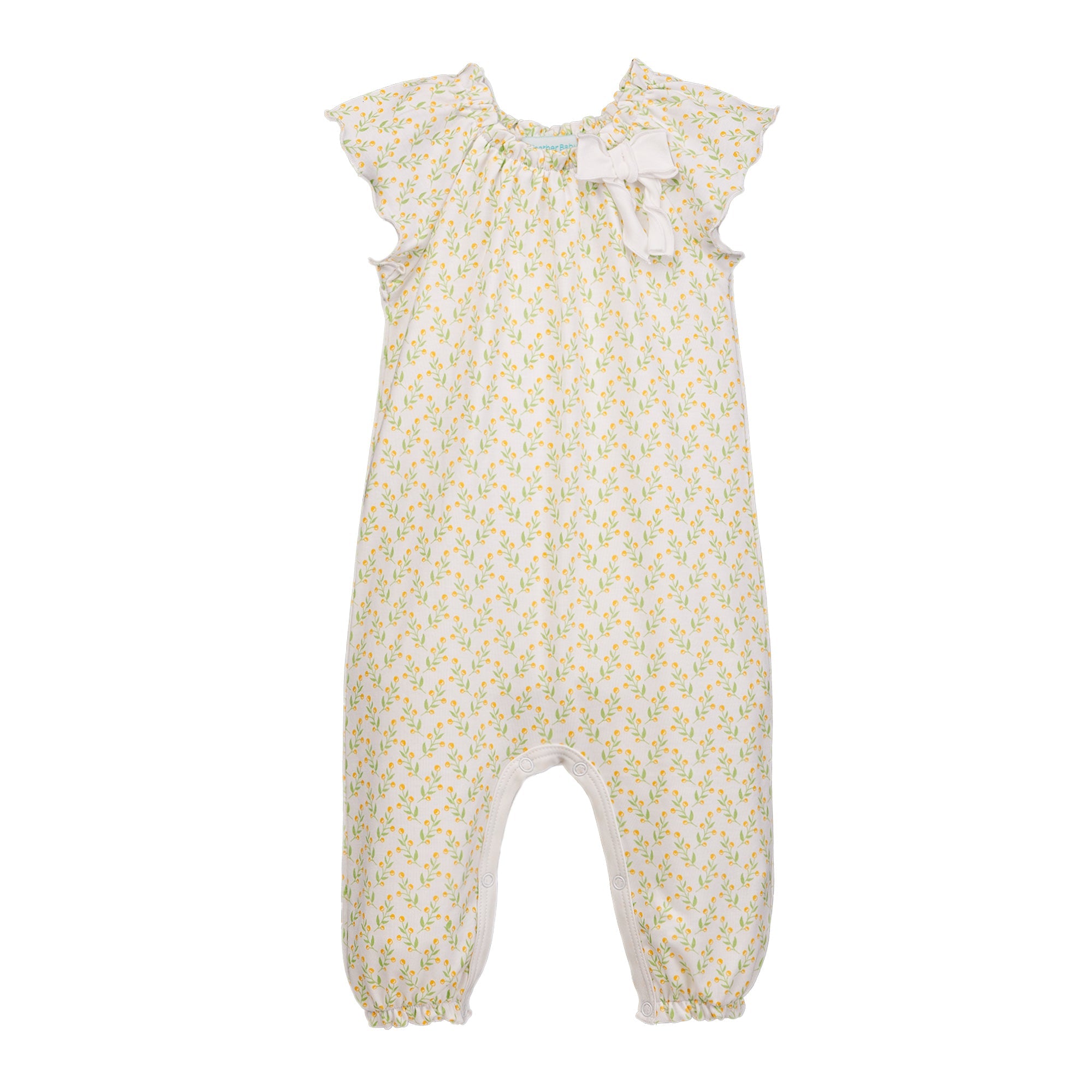 Bow Romper - Juniper