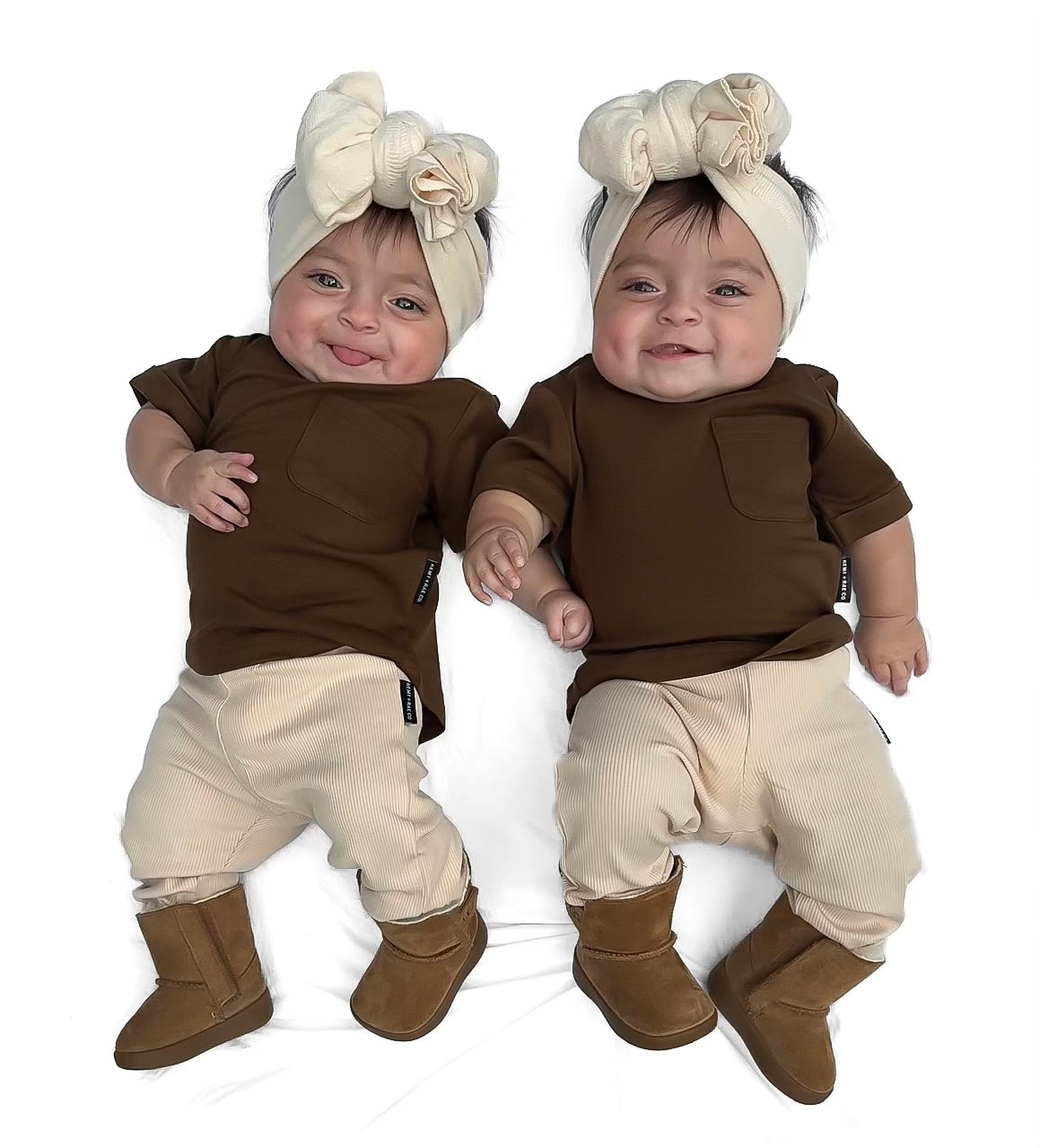 Bamboo Ribbed Leggings - Sand