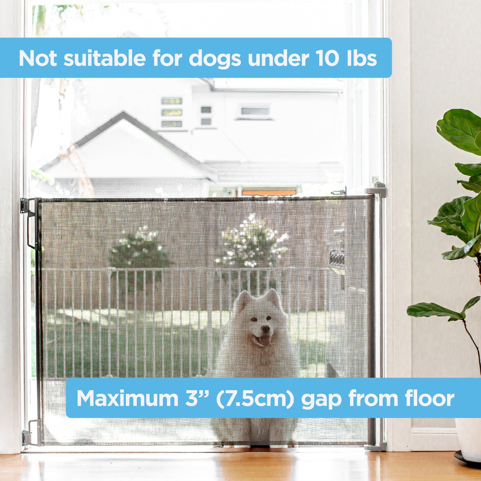 Retractable Baby Gate | 71" W X 41" H | Refurb | No Returns