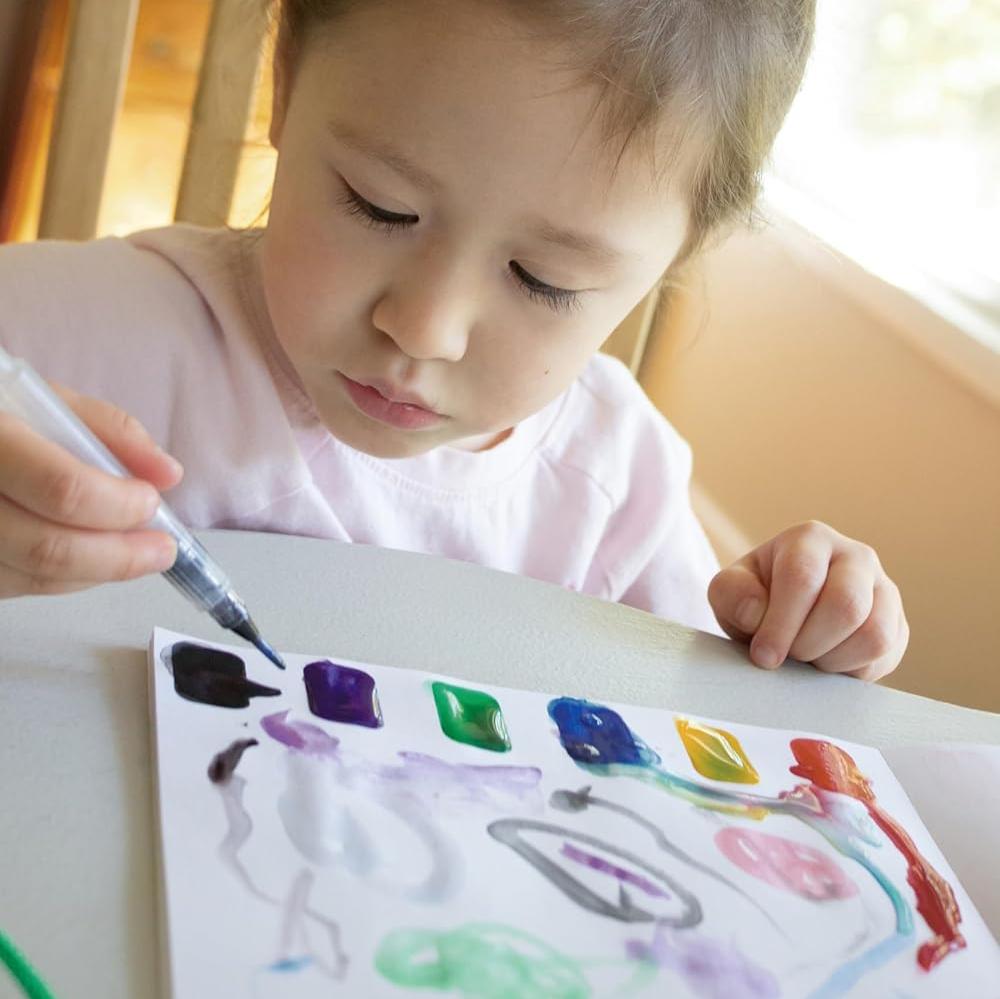 Avi's Adventures Watercolor Paint Book + Water Pen (ages 3+)