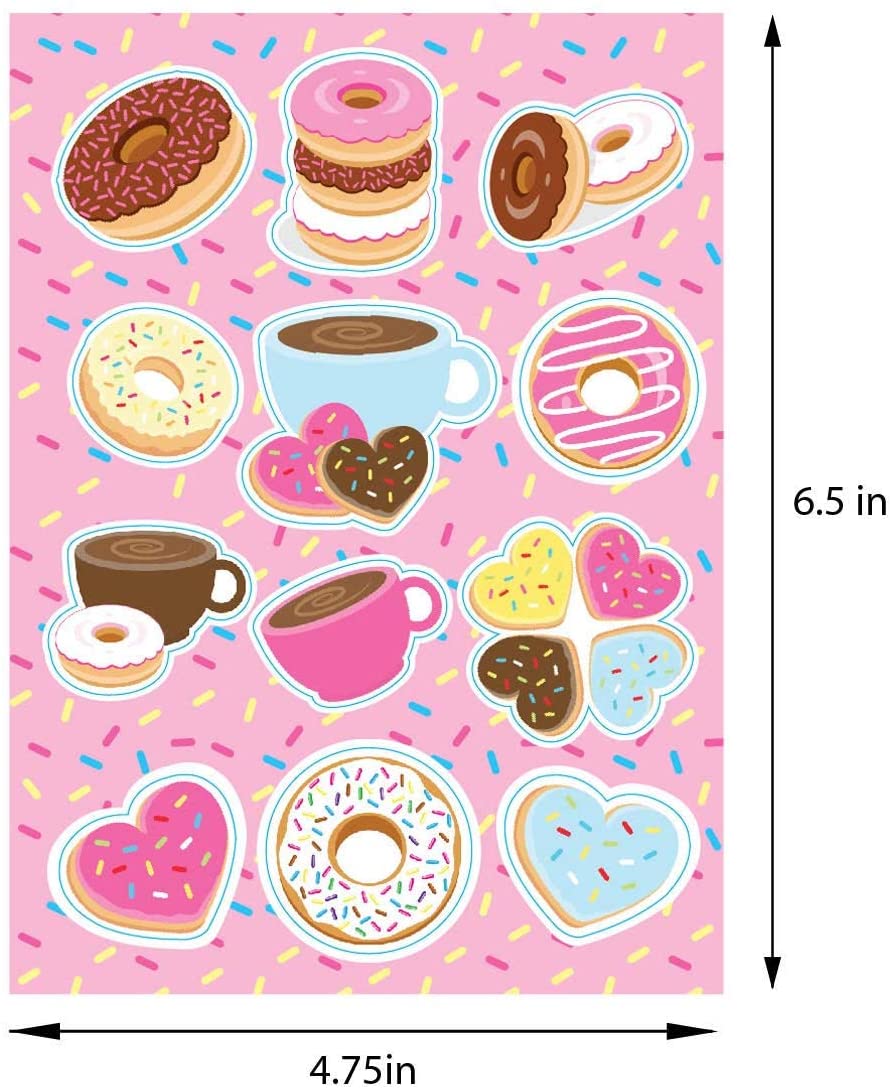 Valentine's Day Door Drop Kit For 12 Kids In Donuts Design