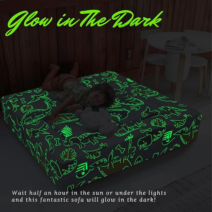Convertible Kids Modular Couch-glow Pattern
