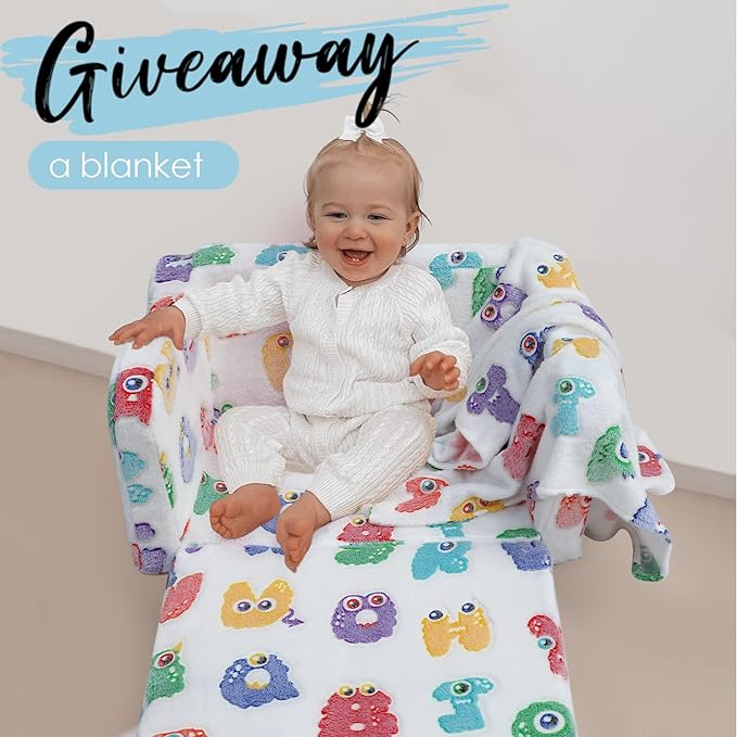 Children's Fold Out Sofa With Blanket -glowsofa