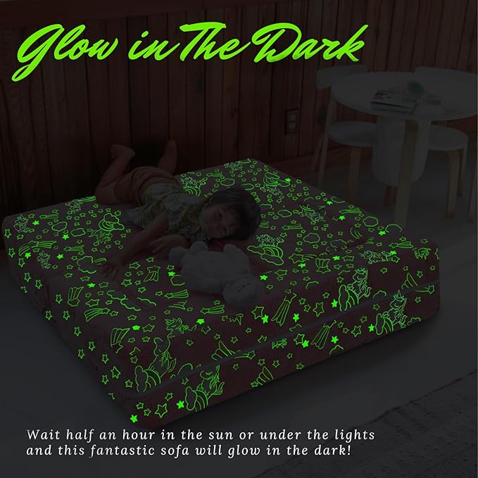 Convertible Kids Modular Couch-glow Pattern