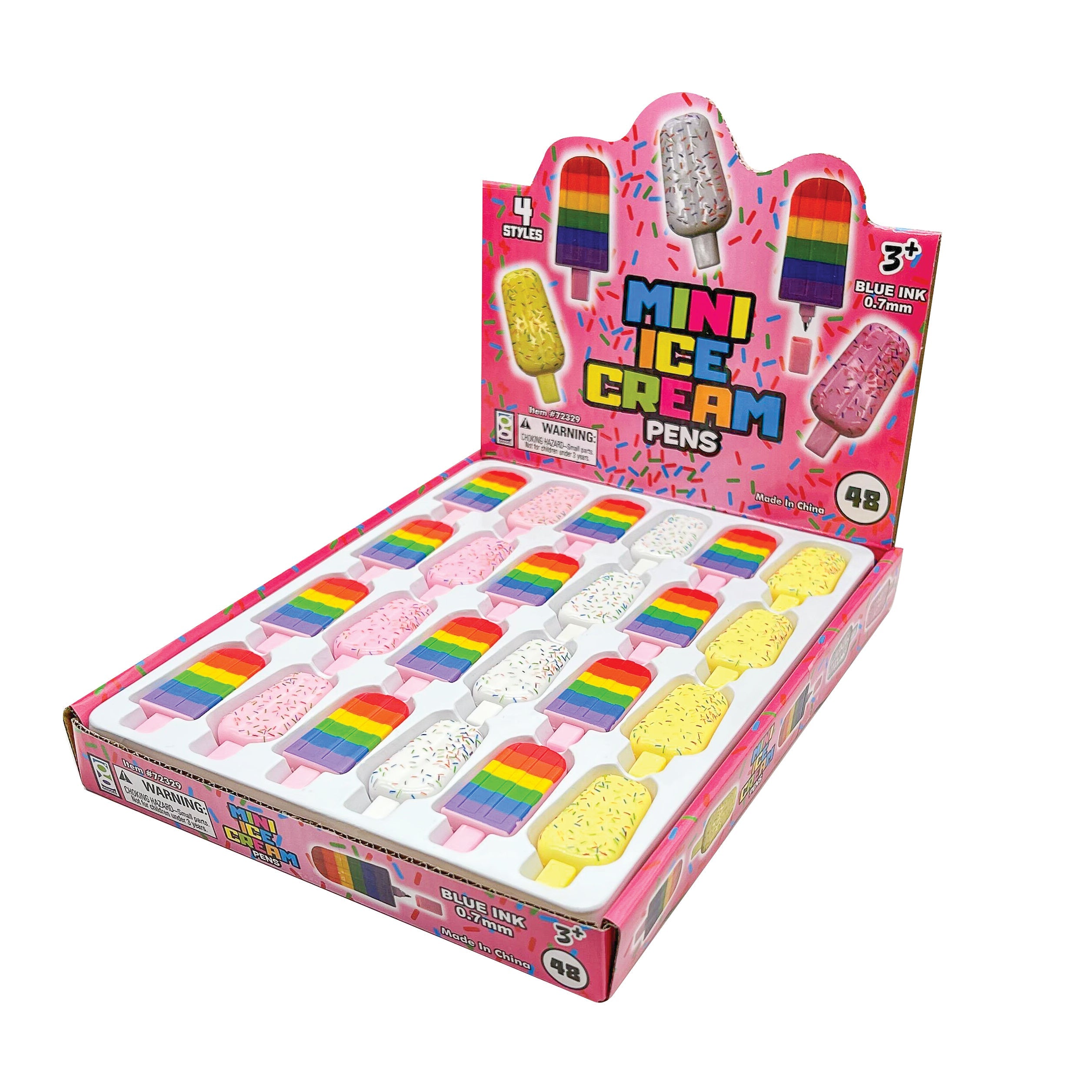 Mini Ice Cream Pens - 48 Per Display