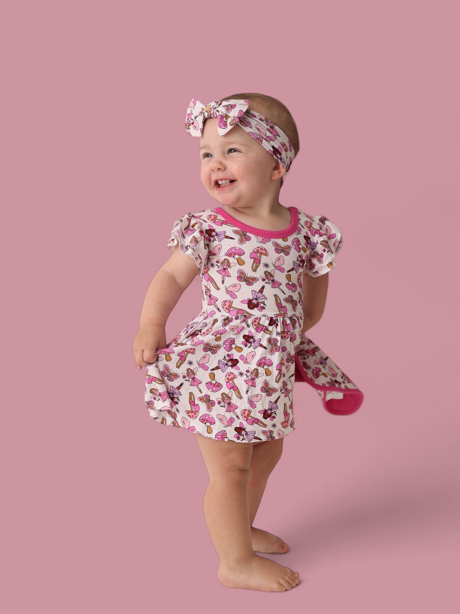 Exclusive Fairy Friends Dream Cap Sleeve Bodysuit Dress