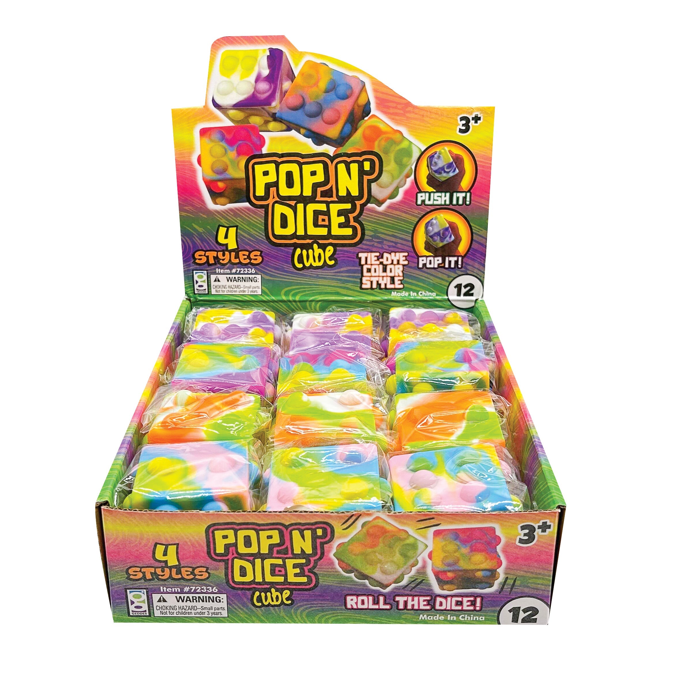 Pop ‘n’ Dice Cubes - 12 Per Display
