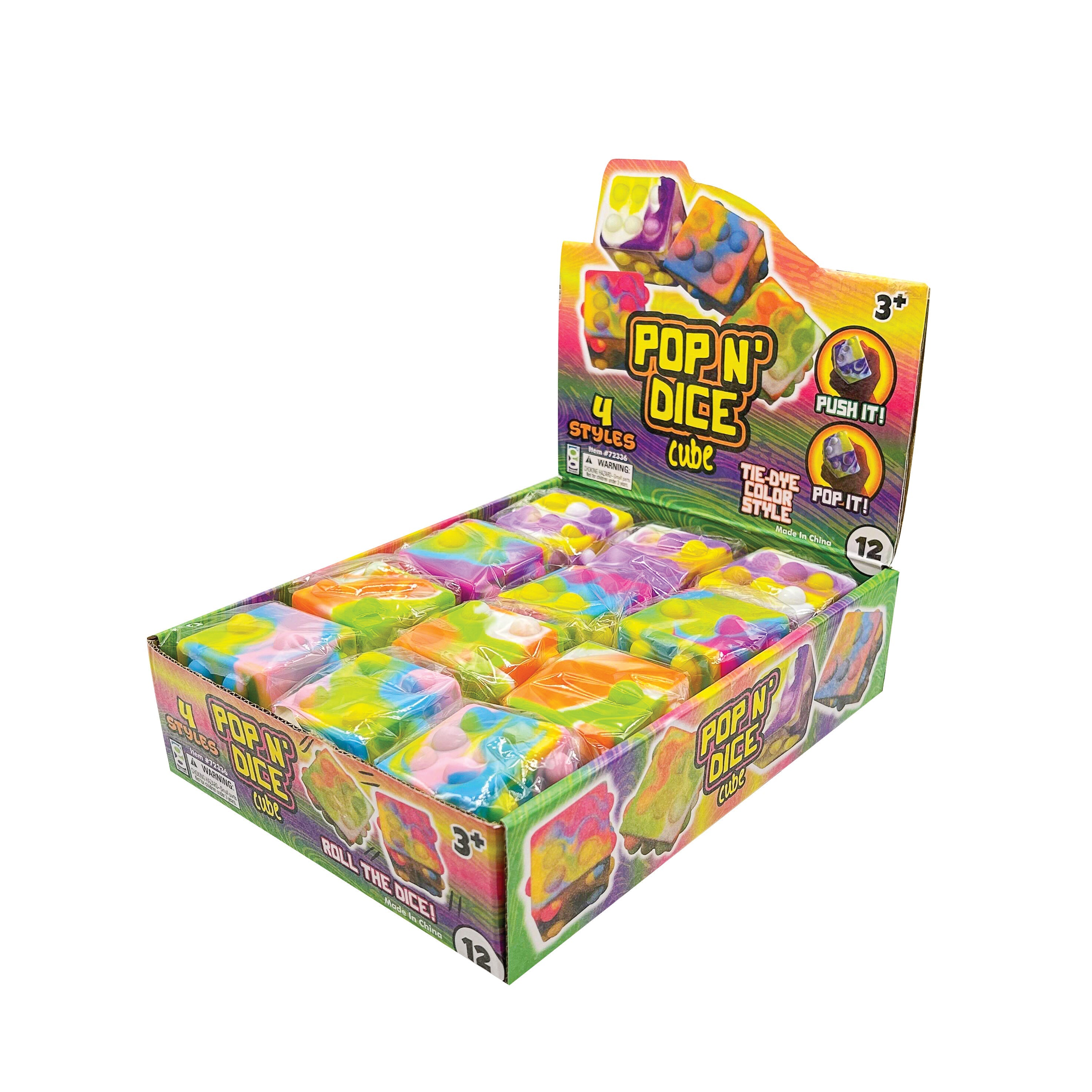 Pop ‘n’ Dice Cubes - 12 Per Display