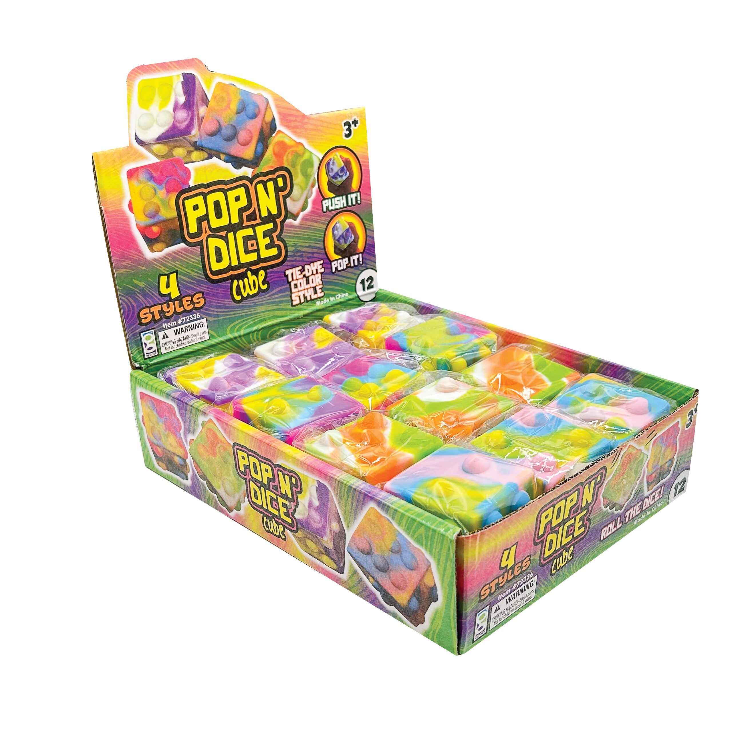 Pop ‘n’ Dice Cubes - 12 Per Display