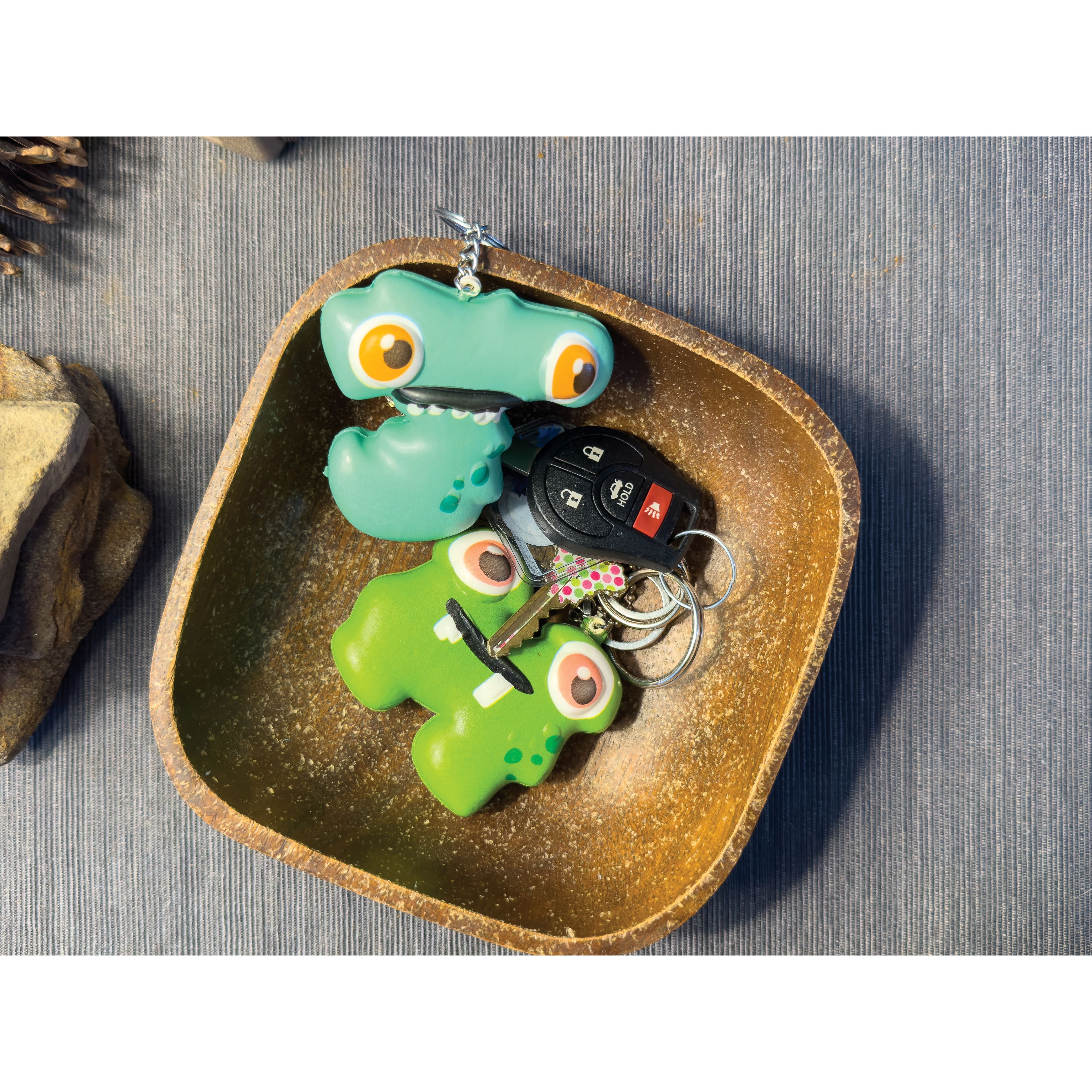 Squishy Alpha Monster Keychain - 26 Per Bag