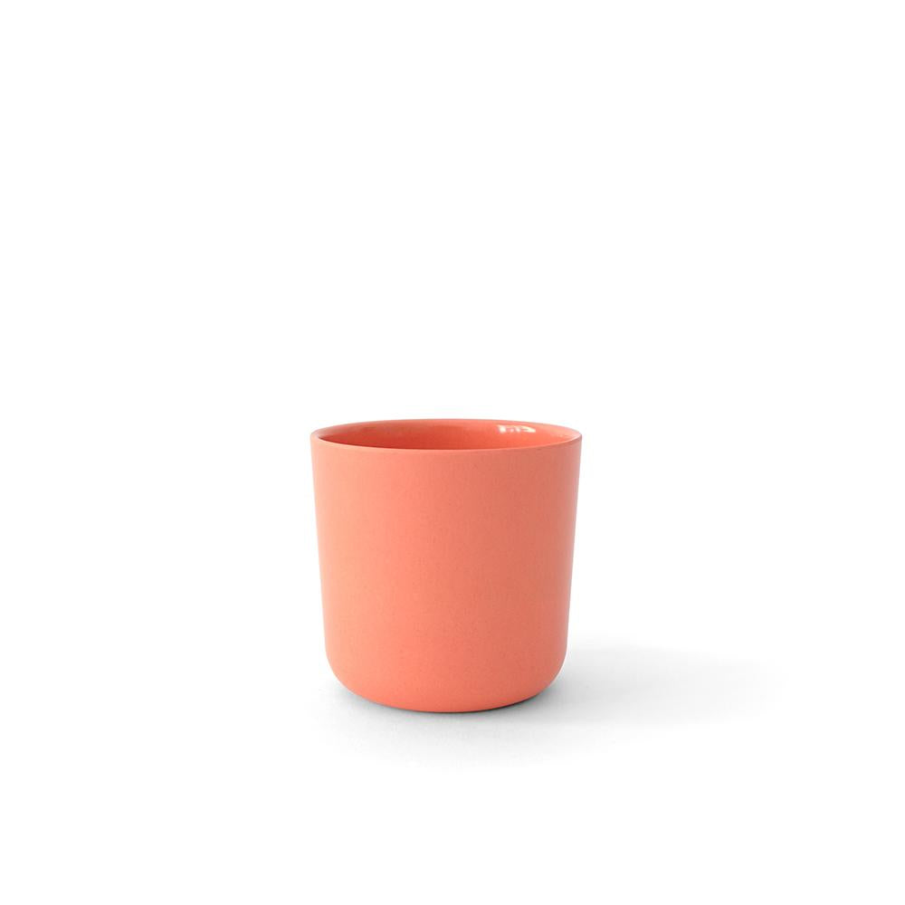 Bamboo Small Cup - 4 Piece Set Coral